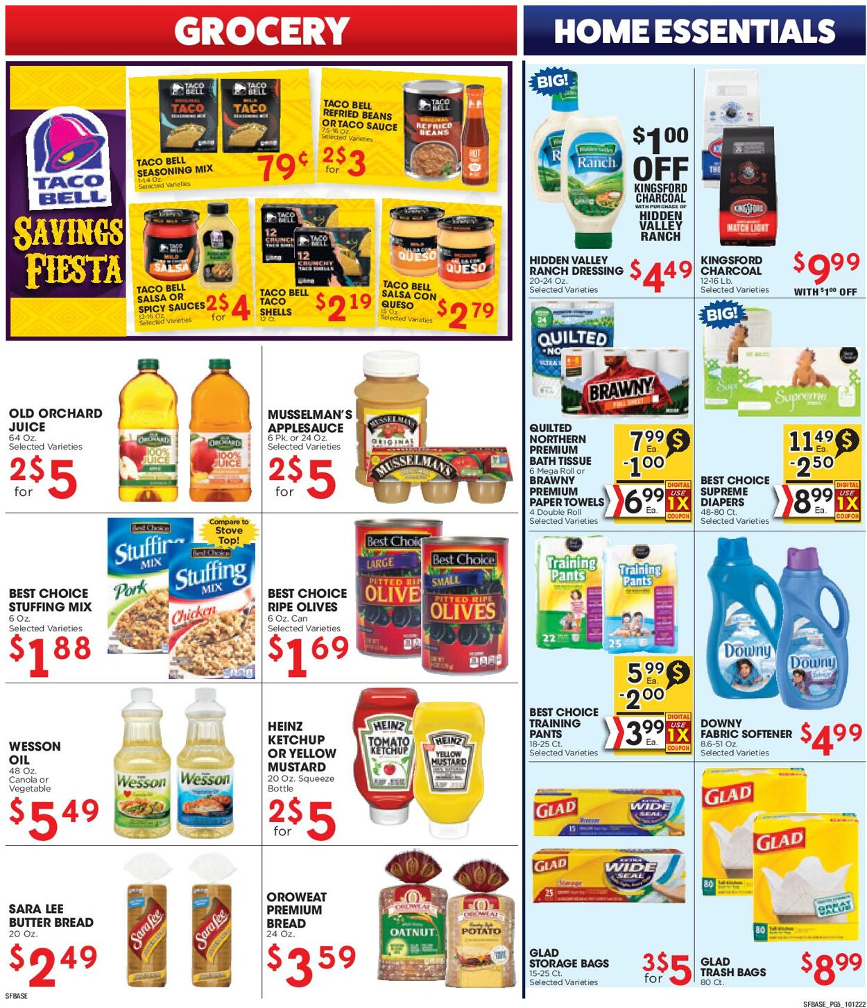Sunshine Foods Ad from 10/12/2022
