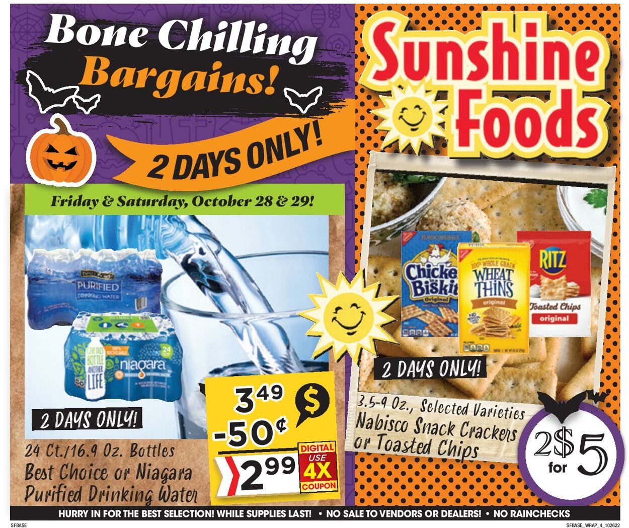 Sunshine Foods Ad from 10/26/2022