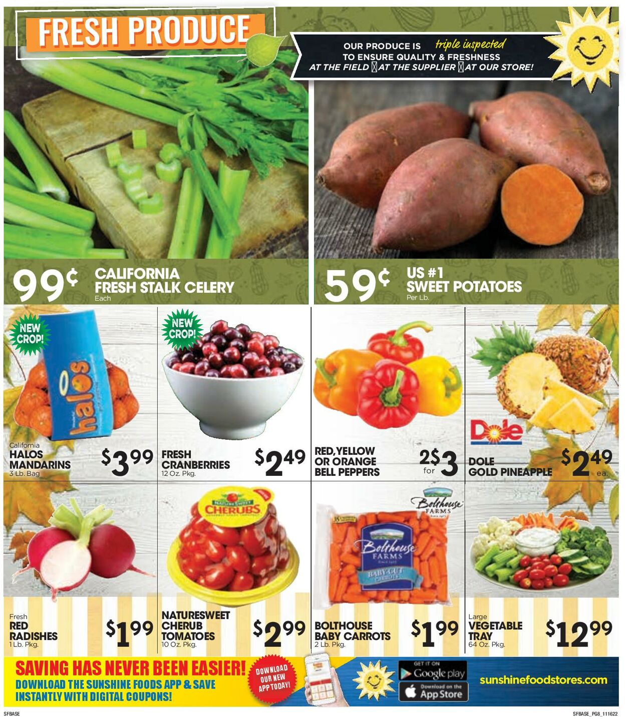 Sunshine Foods Ad from 11/16/2022