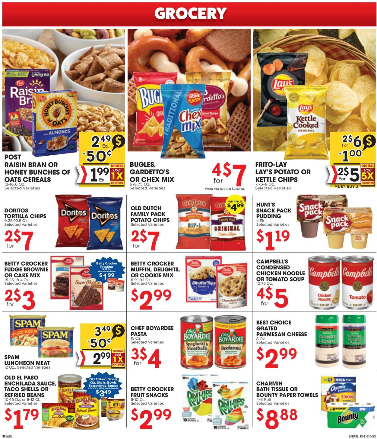 Sunshine Foods Ad from 01/04/2023