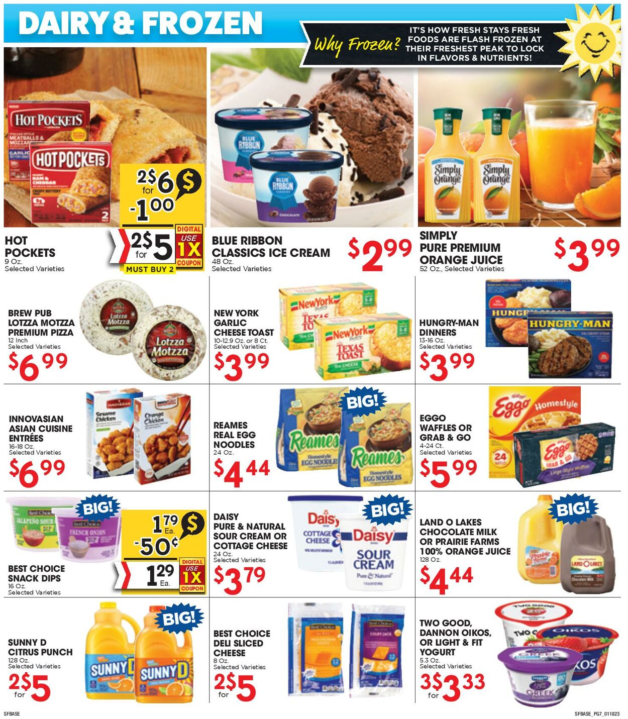 Sunshine Foods Ad from 01/18/2023