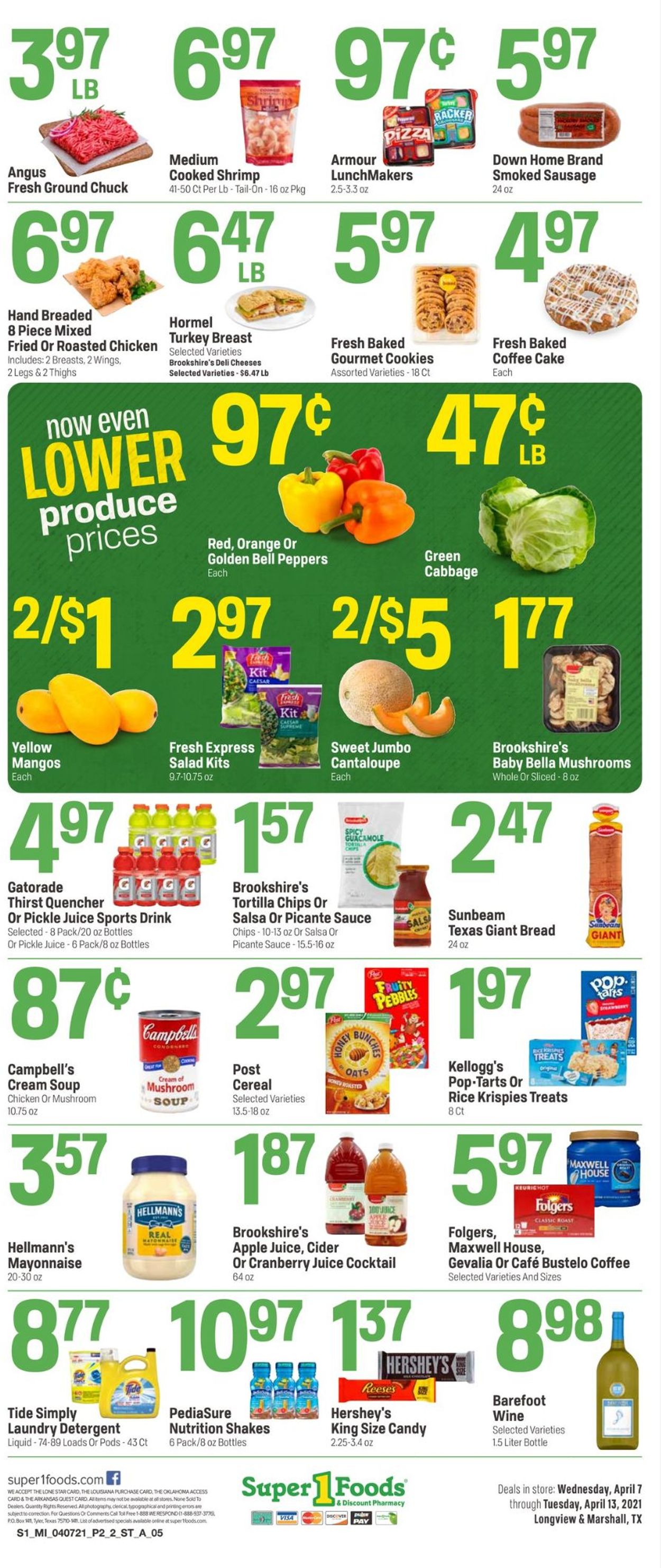Super 1 Foods Ad from 04/07/2021