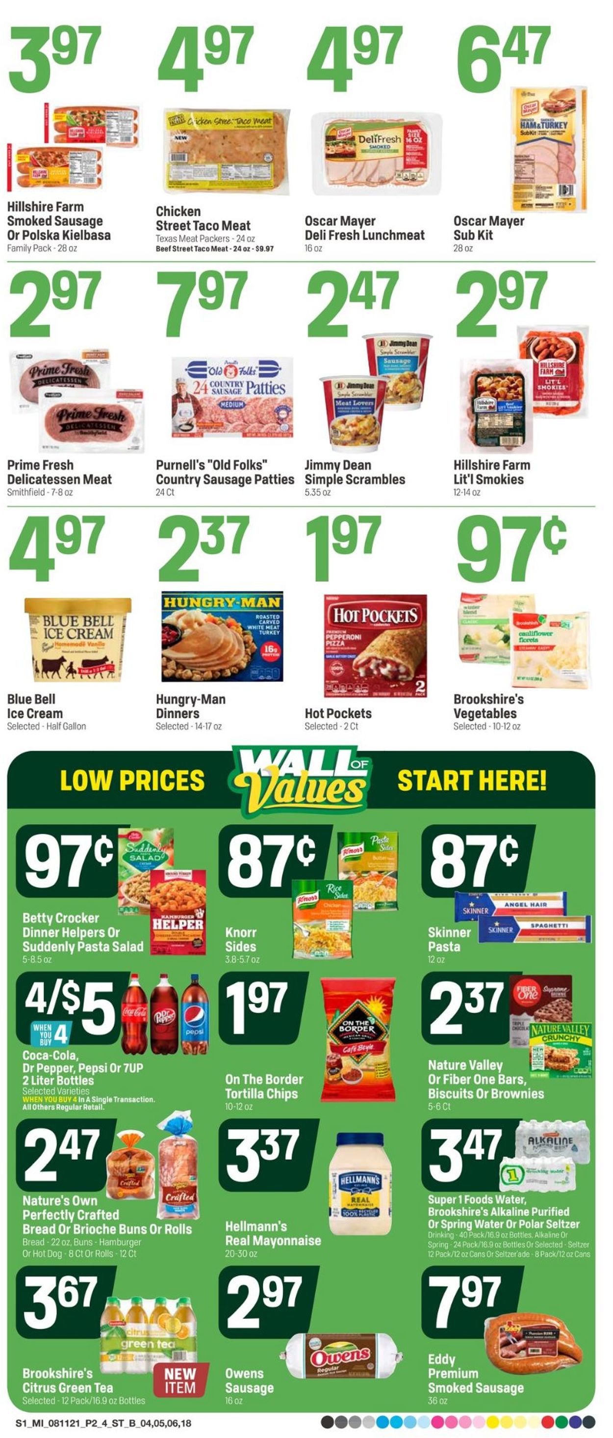 Super 1 Foods Ad from 08/11/2021