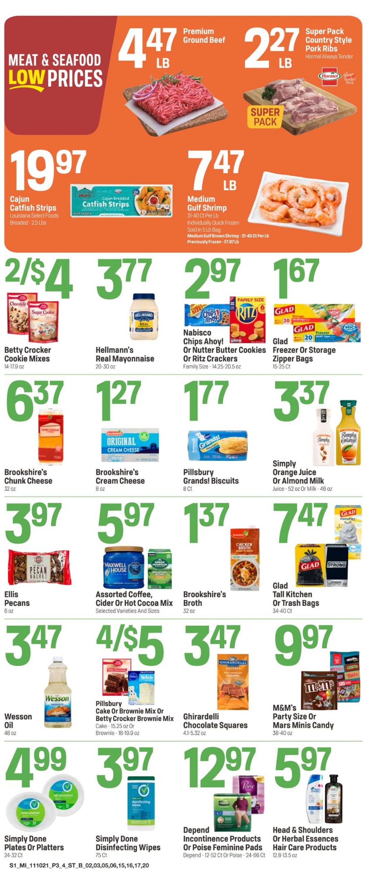 Super 1 Foods Ad from 11/10/2021