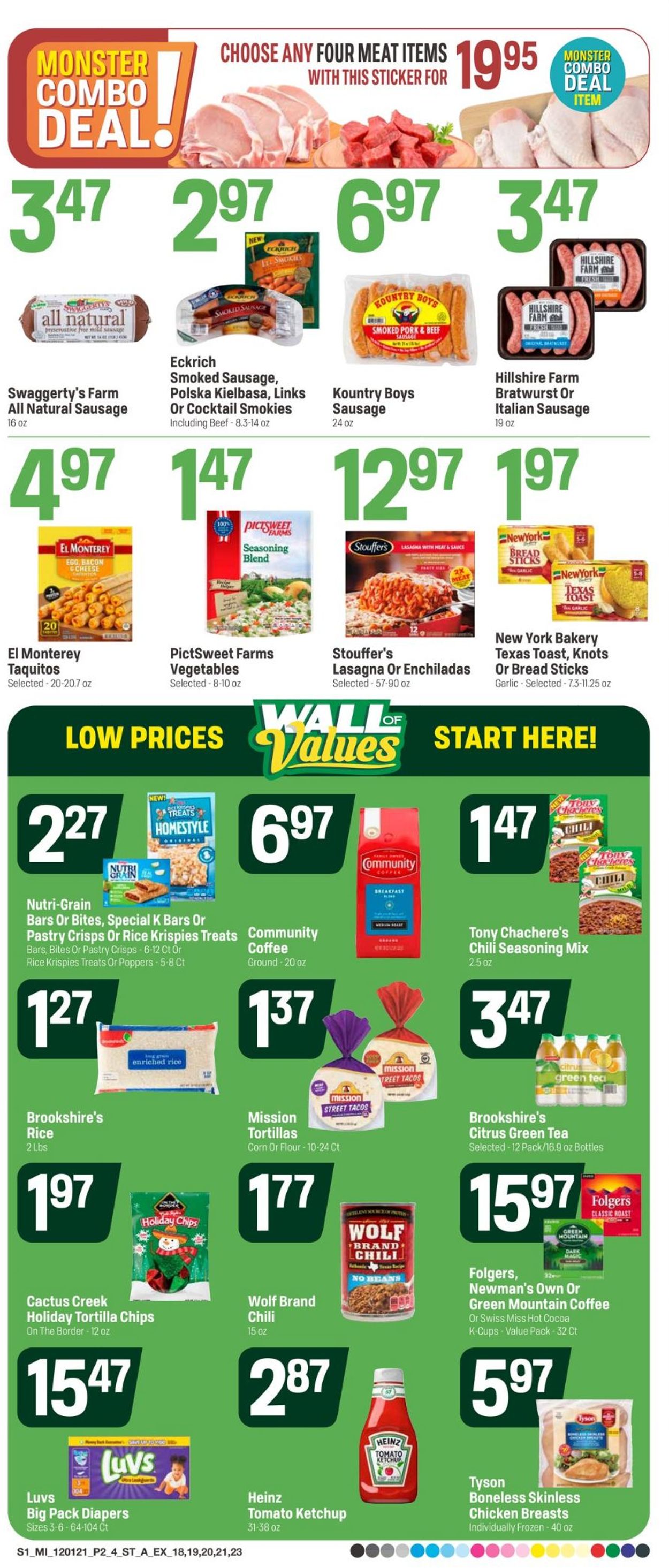 Super 1 Foods Ad from 12/01/2021