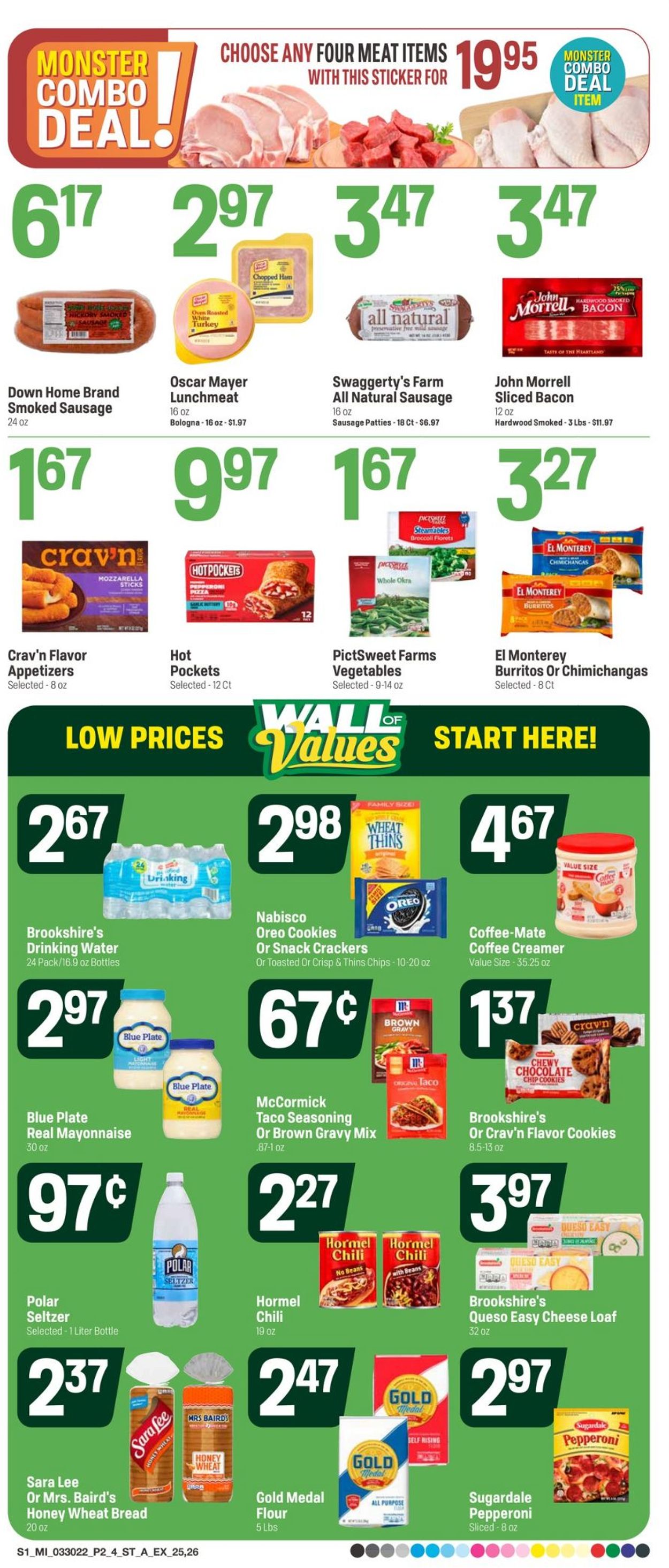 Super 1 Foods Ad from 03/30/2022