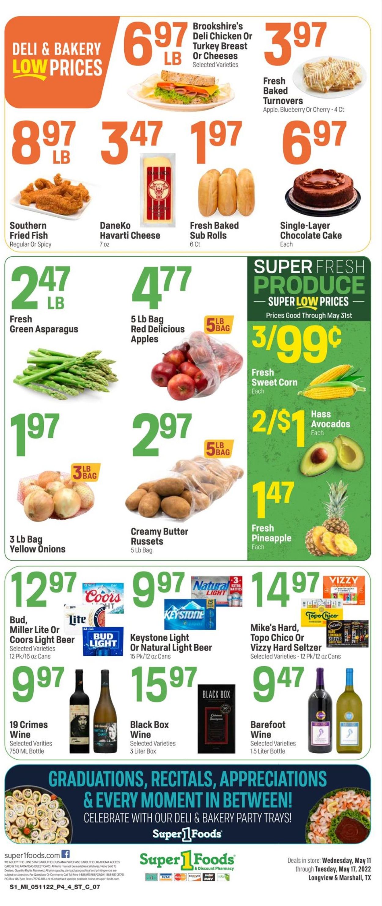 Super 1 Foods Ad from 05/11/2022