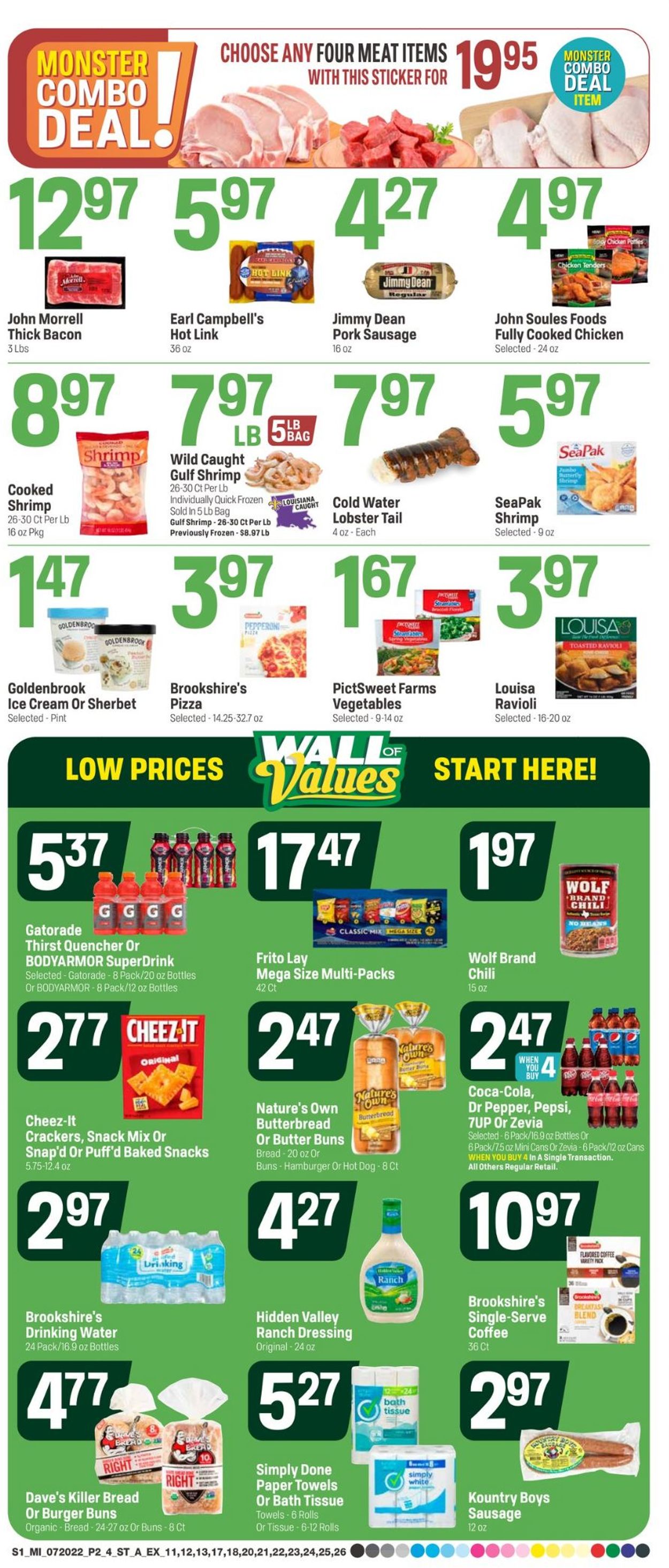 Super 1 Foods Ad from 07/20/2022