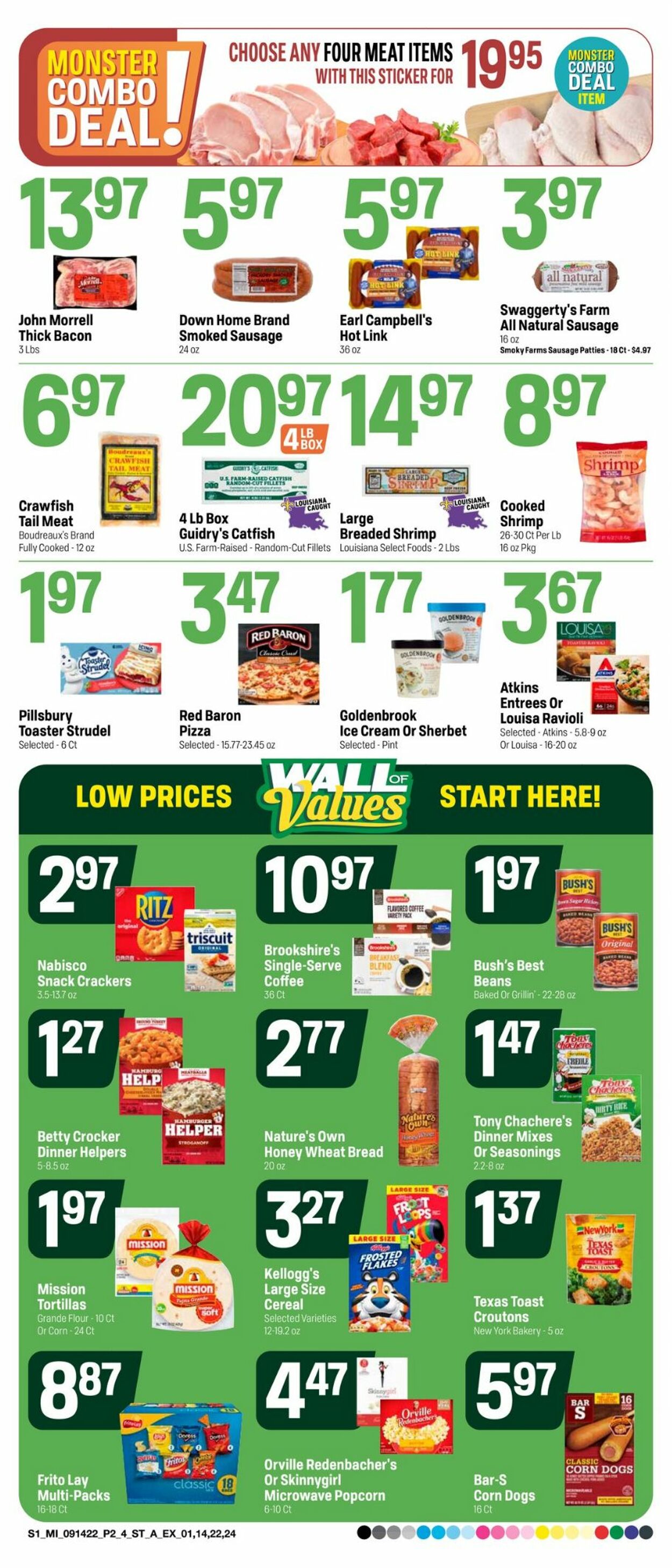 Super 1 Foods Ad from 09/14/2022