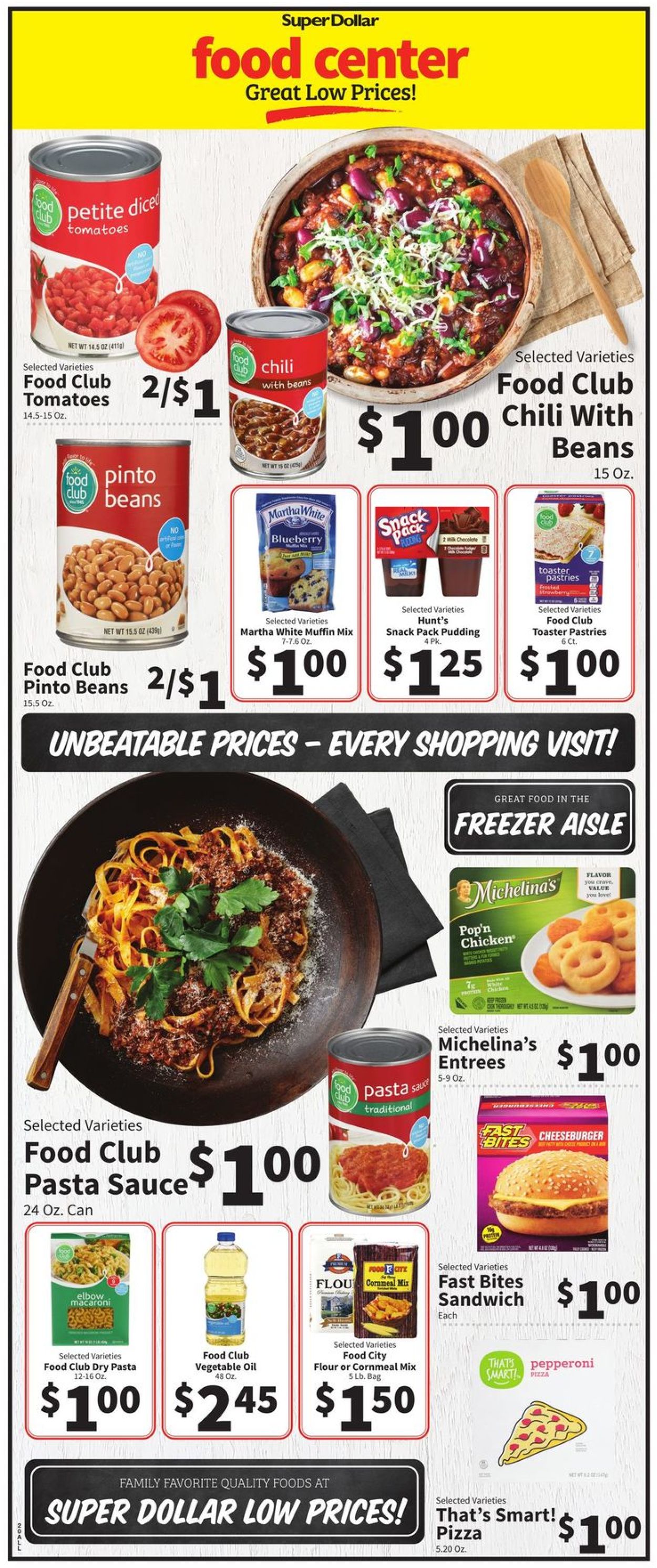 Super Dollar Food Center Ad from 01/26/2022