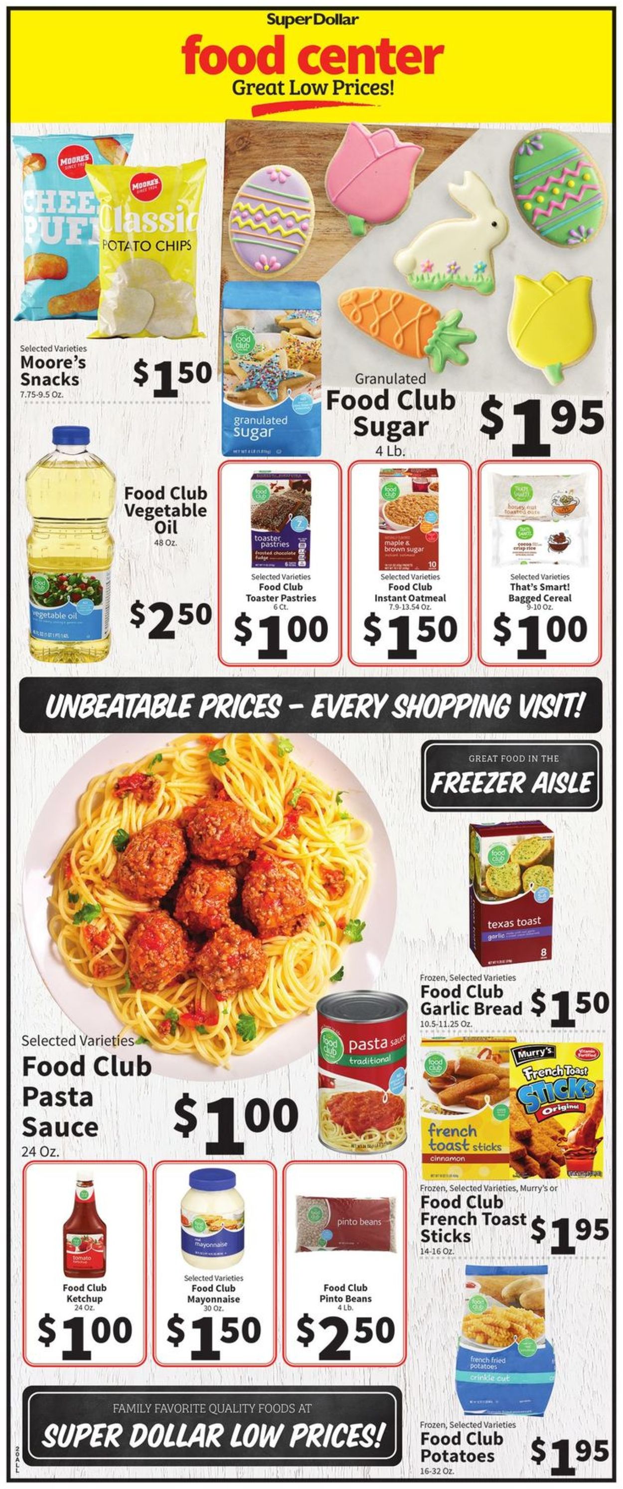 Super Dollar Food Center Ad from 04/06/2022