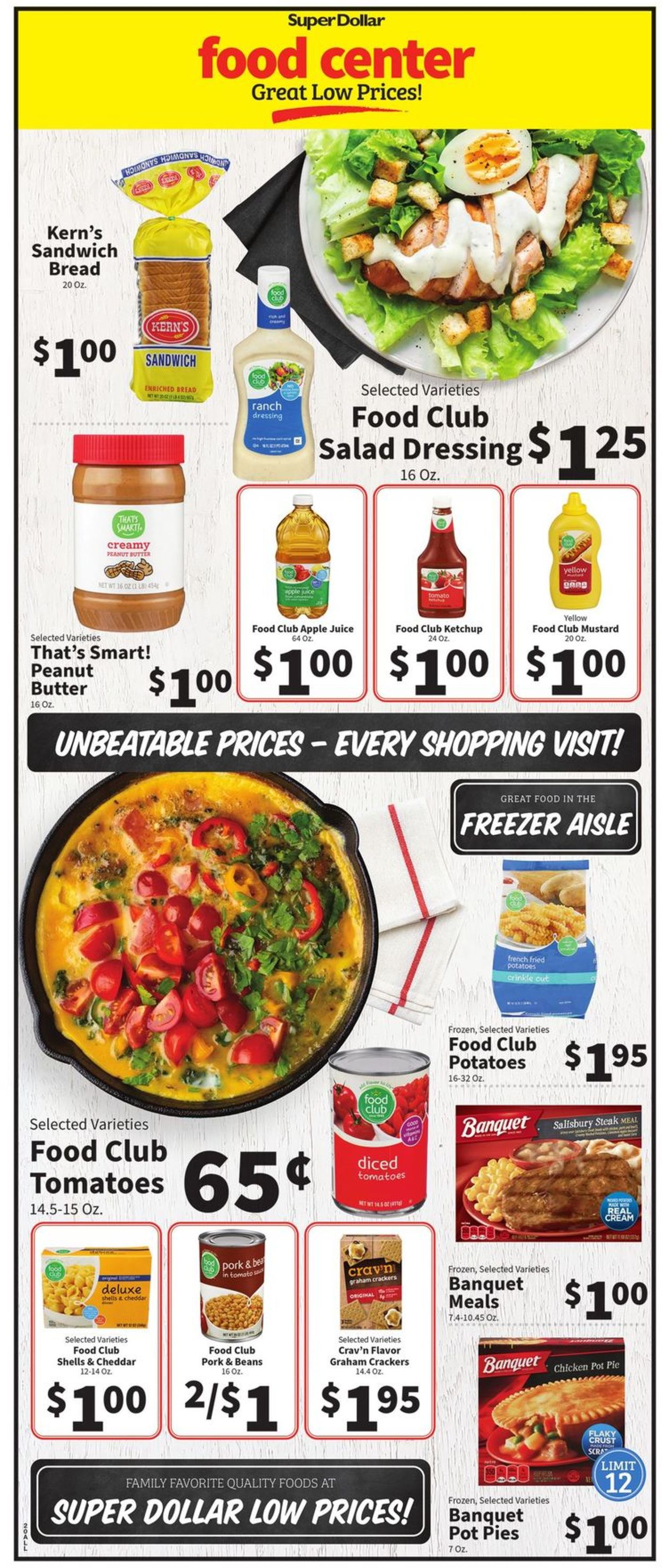 Super Dollar Food Center Ad from 04/20/2022