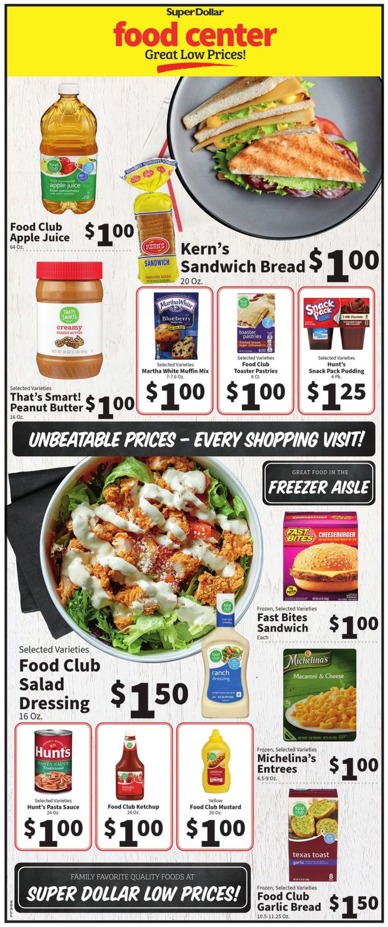Super Dollar Food Center Ad from 05/11/2022