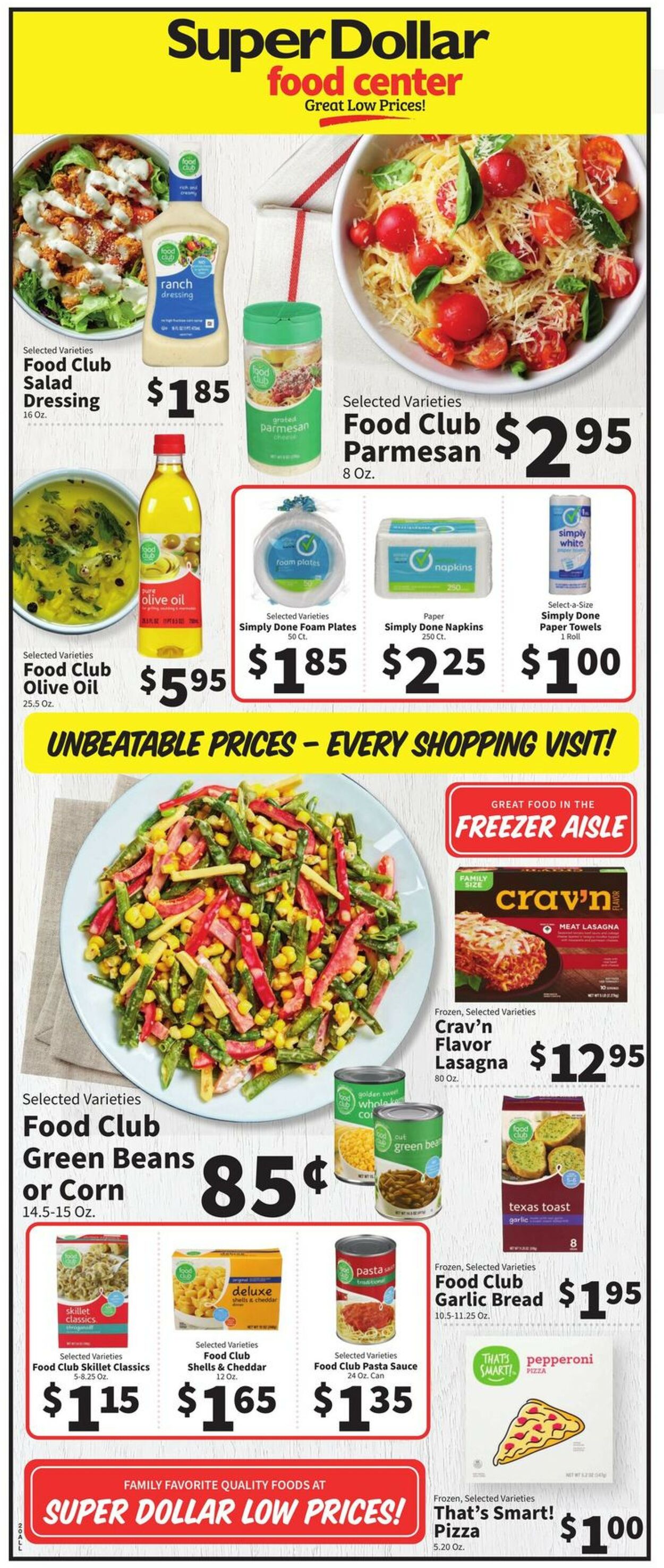 Super Dollar Food Center Ad from 09/21/2022