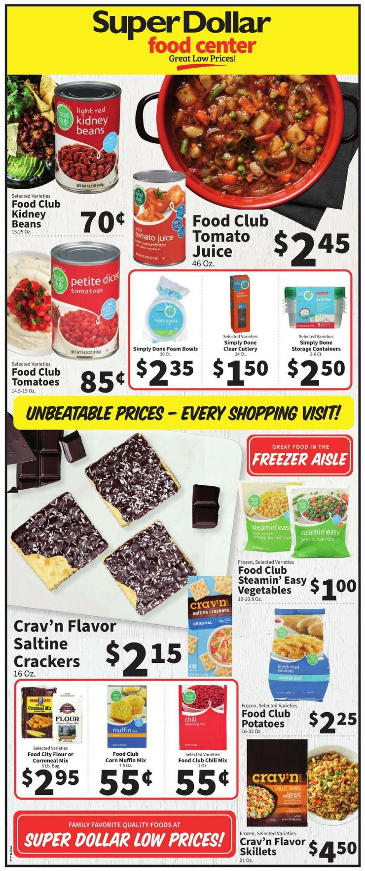 Super Dollar Food Center Ad from 09/28/2022