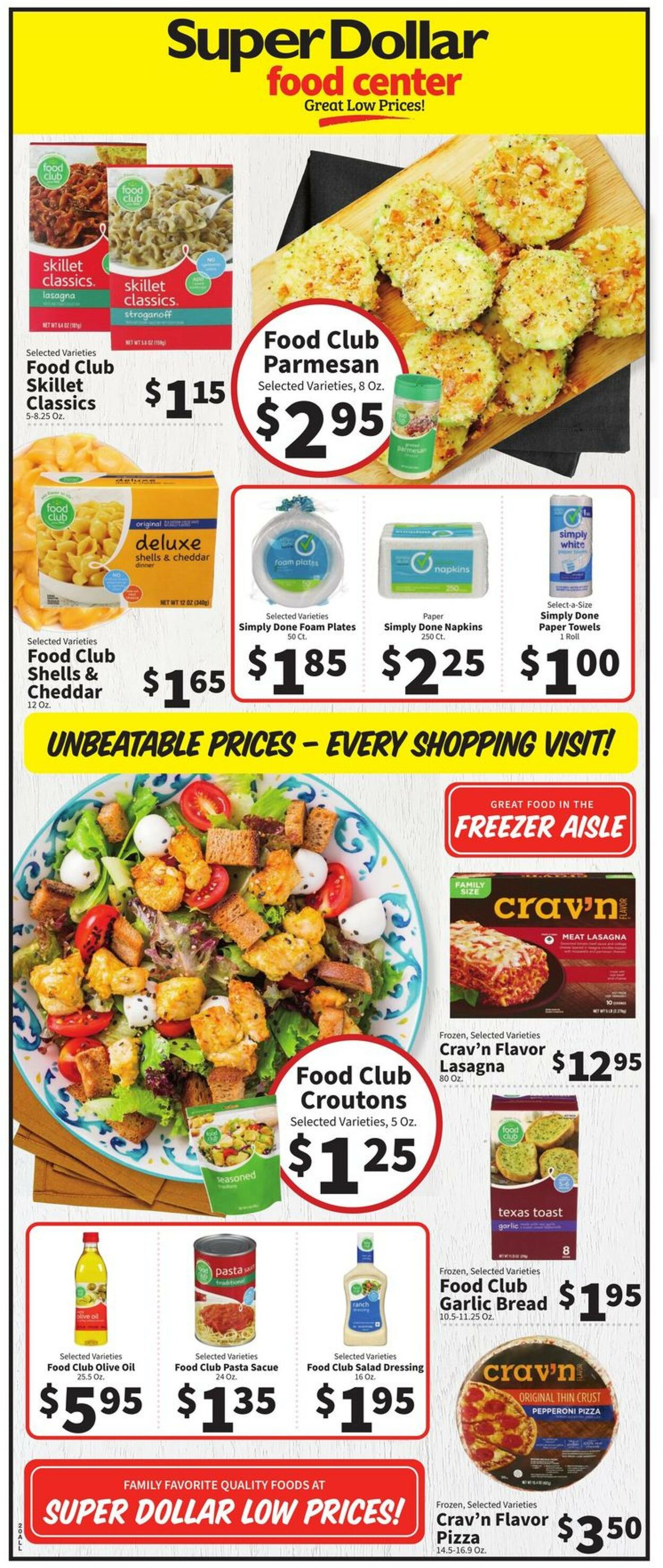 Super Dollar Food Center Ad from 01/11/2023