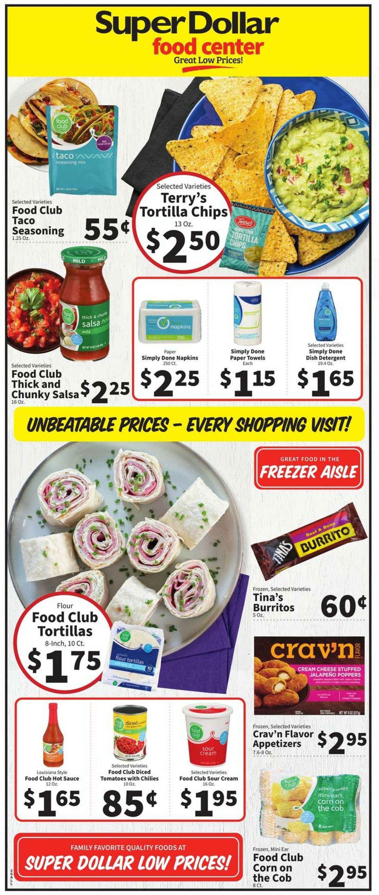 Super Dollar Food Center Ad from 01/18/2023