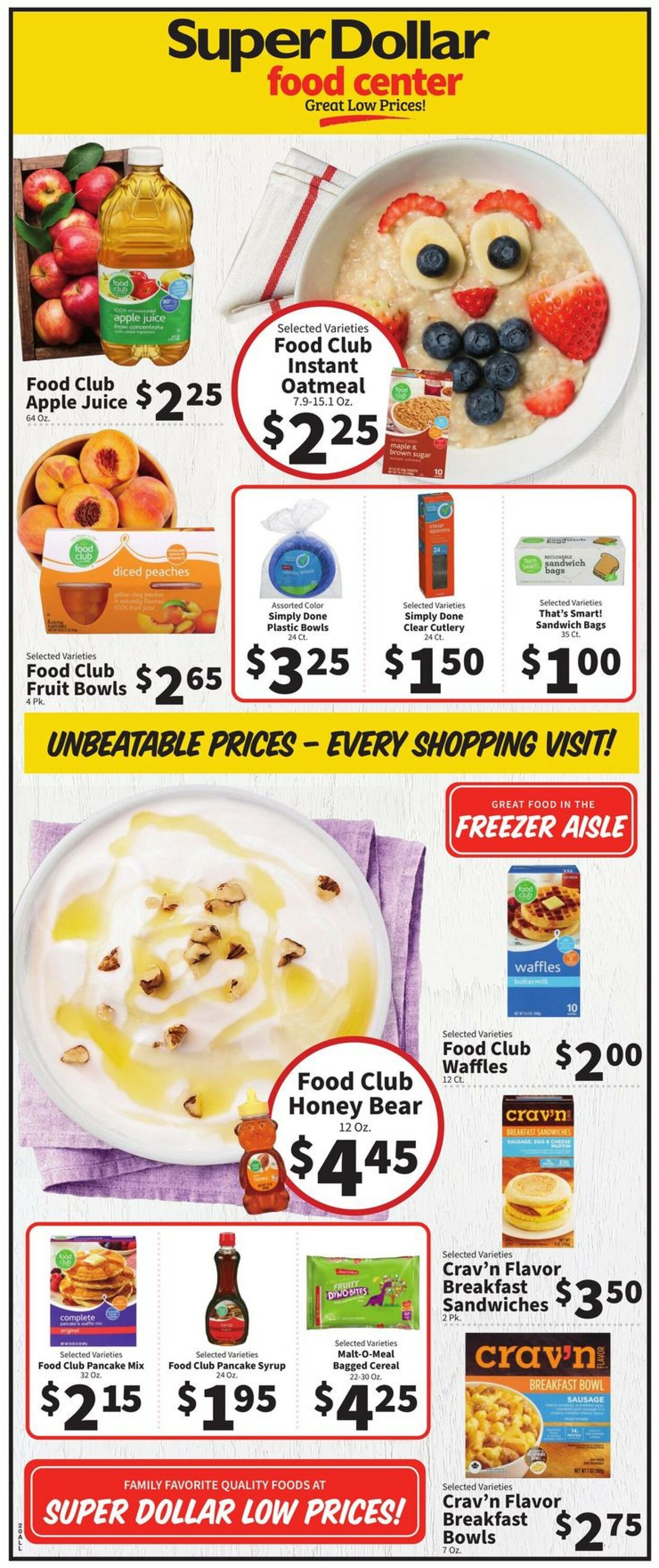 Super Dollar Food Center Ad from 01/25/2023