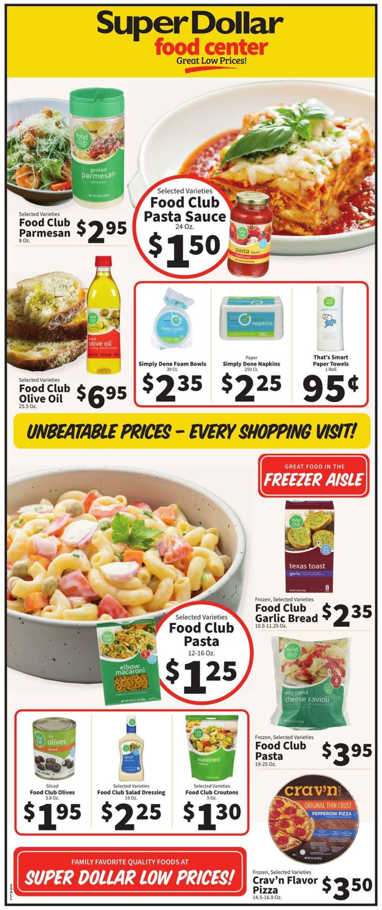 Super Dollar Food Center Ad from 07/26/2023
