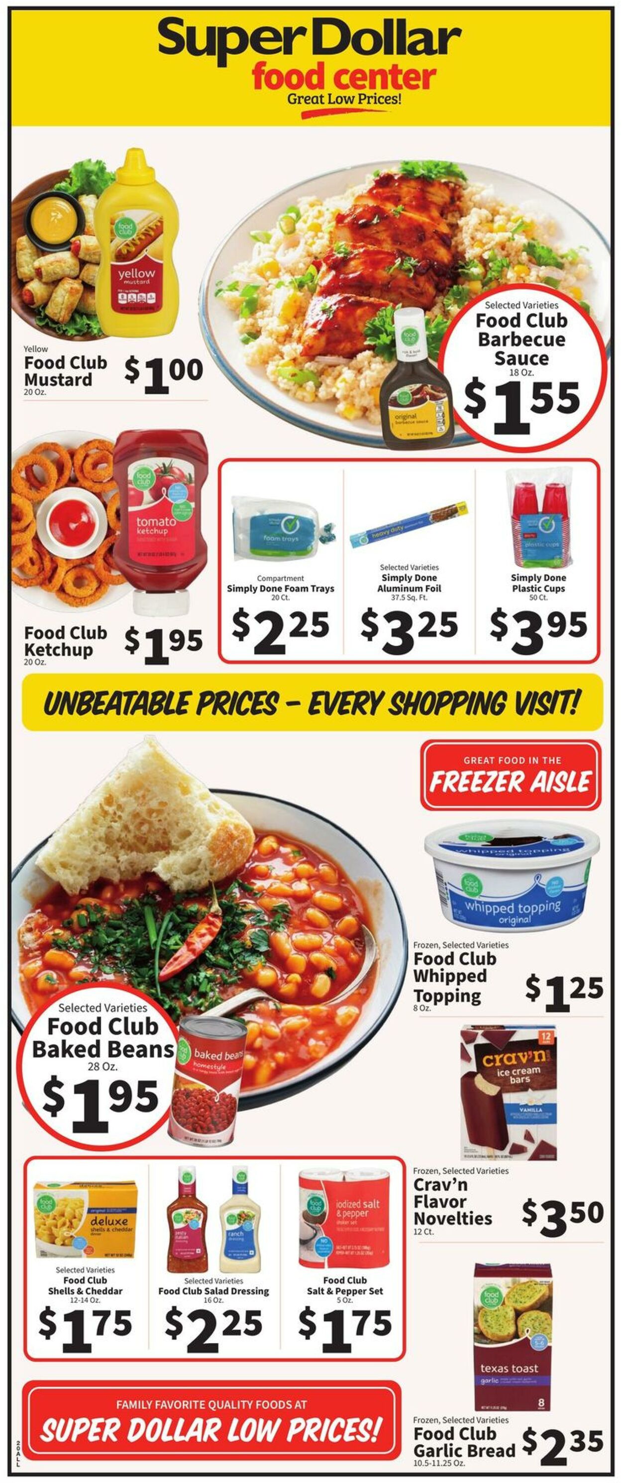 Super Dollar Food Center Ad from 09/13/2023