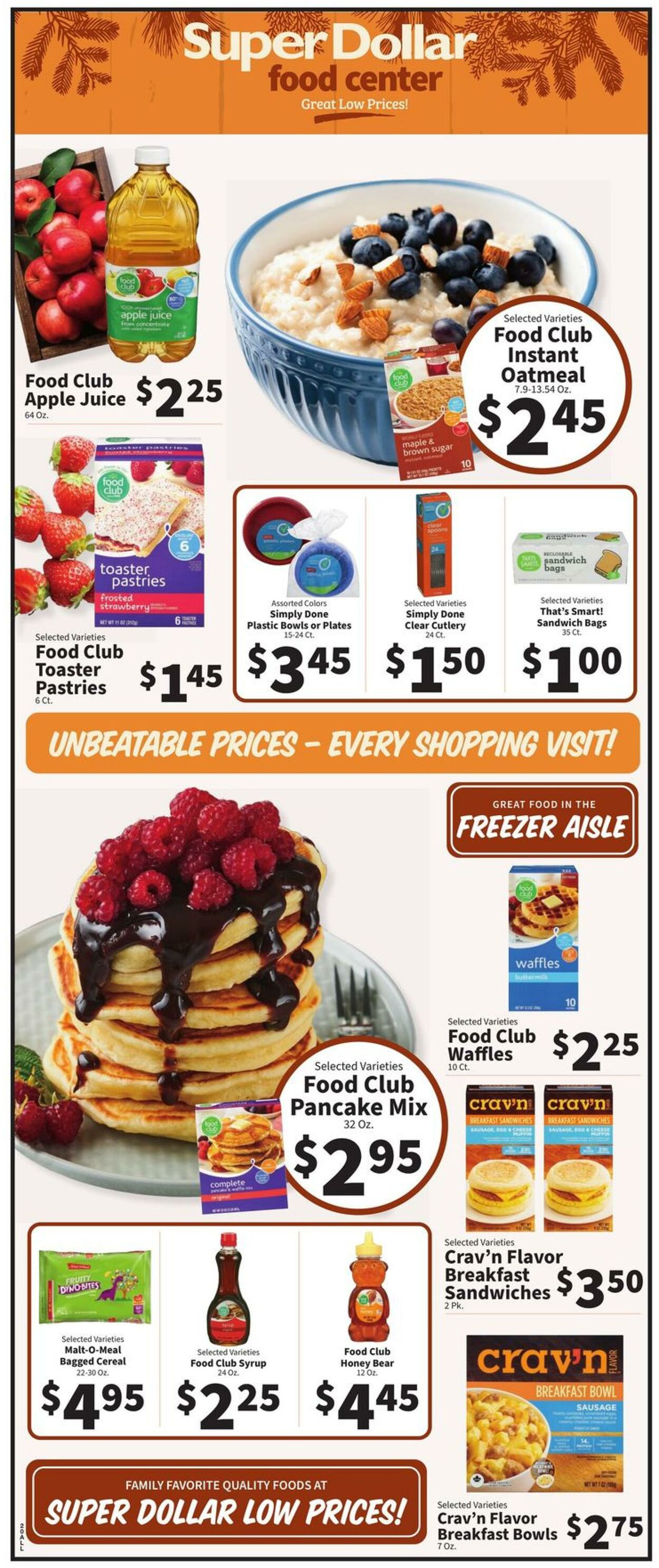 Super Dollar Food Center Ad from 11/08/2023