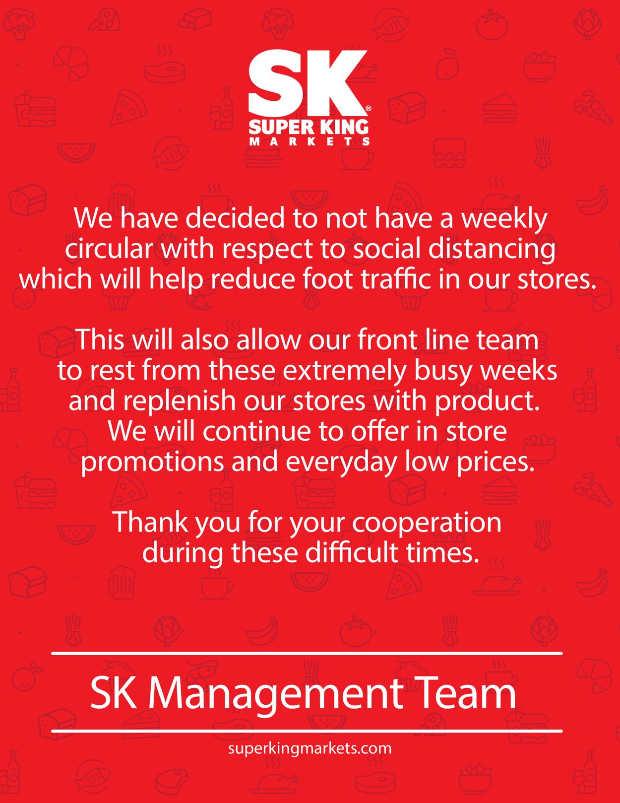 Super King Market Ad from 03/25/2020