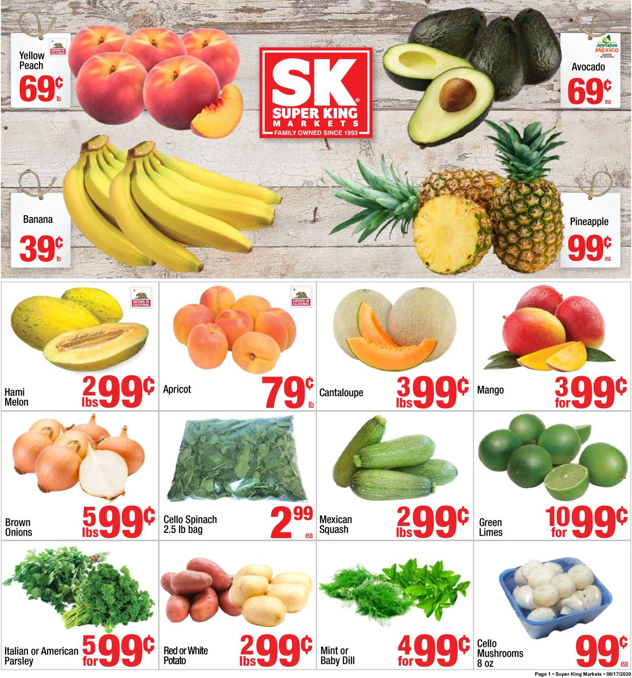 Super King Market Ad from 06/17/2020