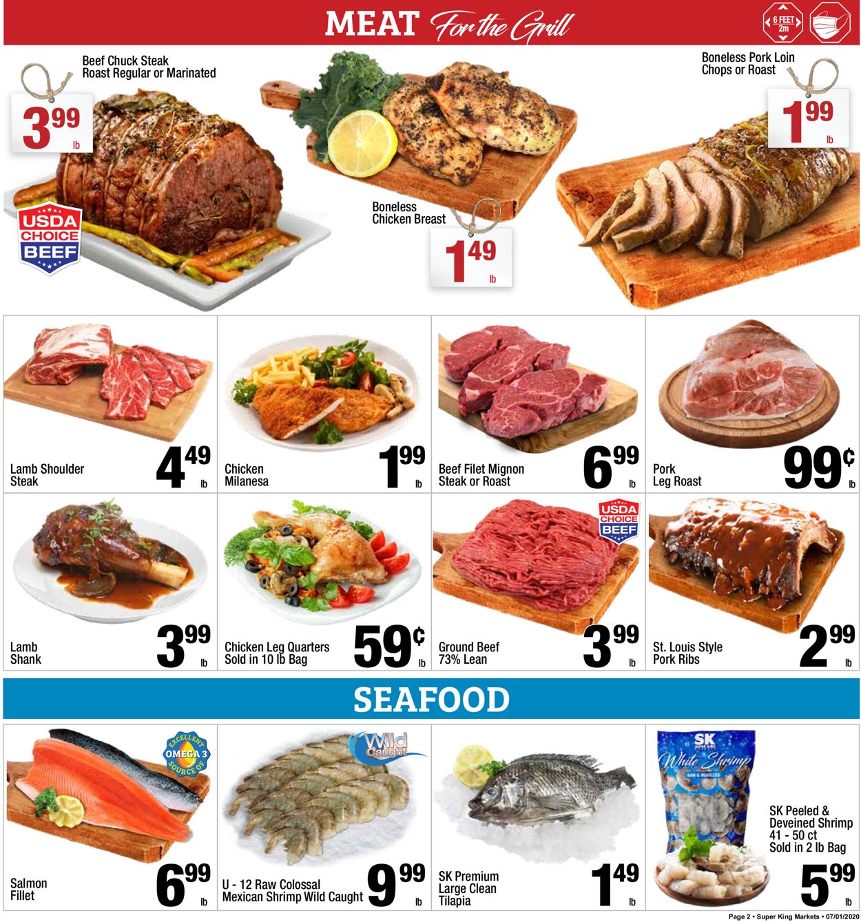 Super King Market Ad from 07/01/2020