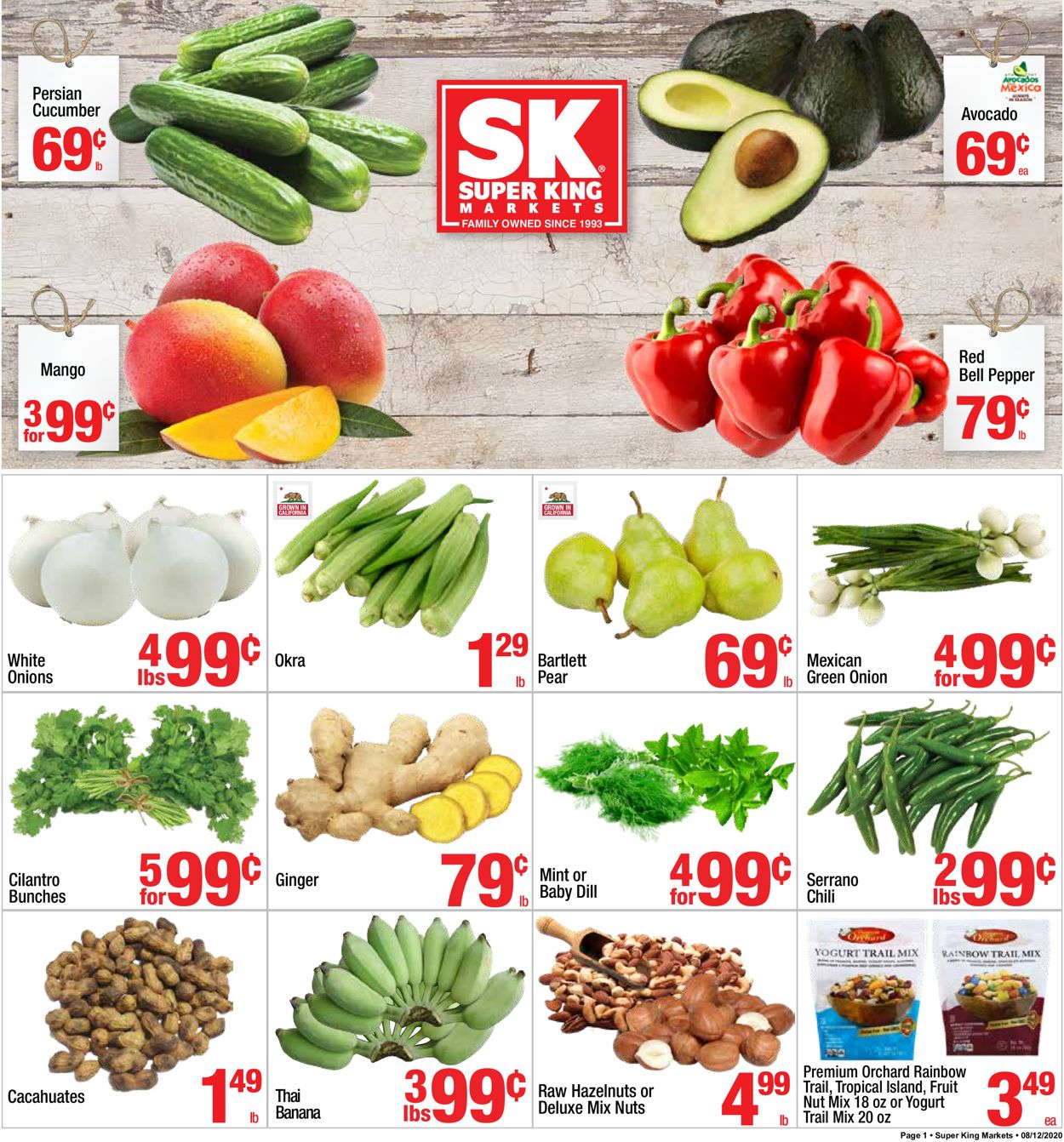 Super King Market Ad from 08/12/2020