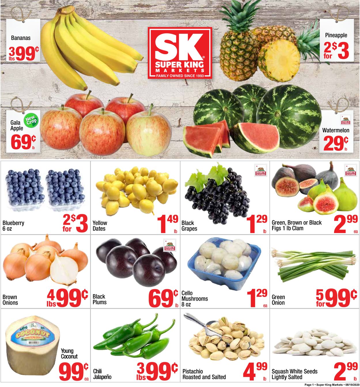 Super King Market Ad from 08/19/2020