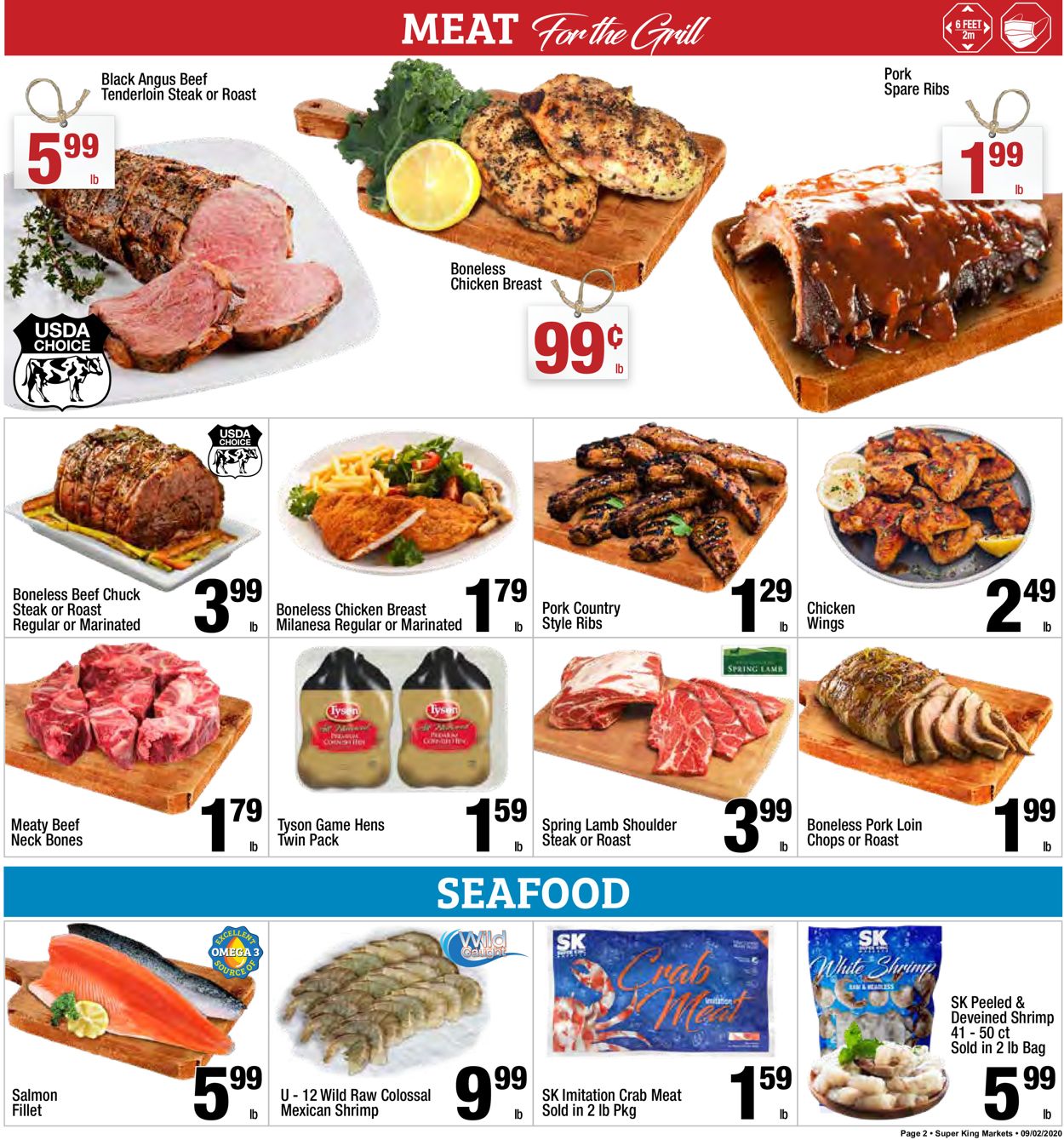 Super King Market Ad from 09/02/2020