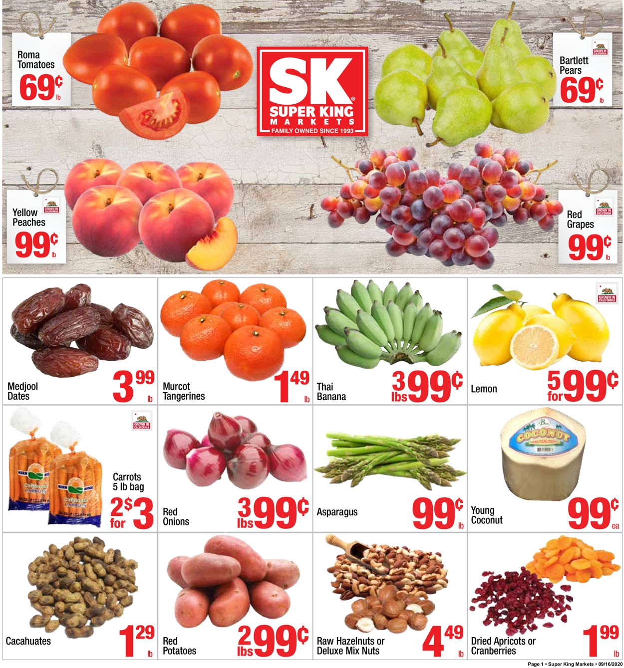 Super King Market Ad from 09/16/2020