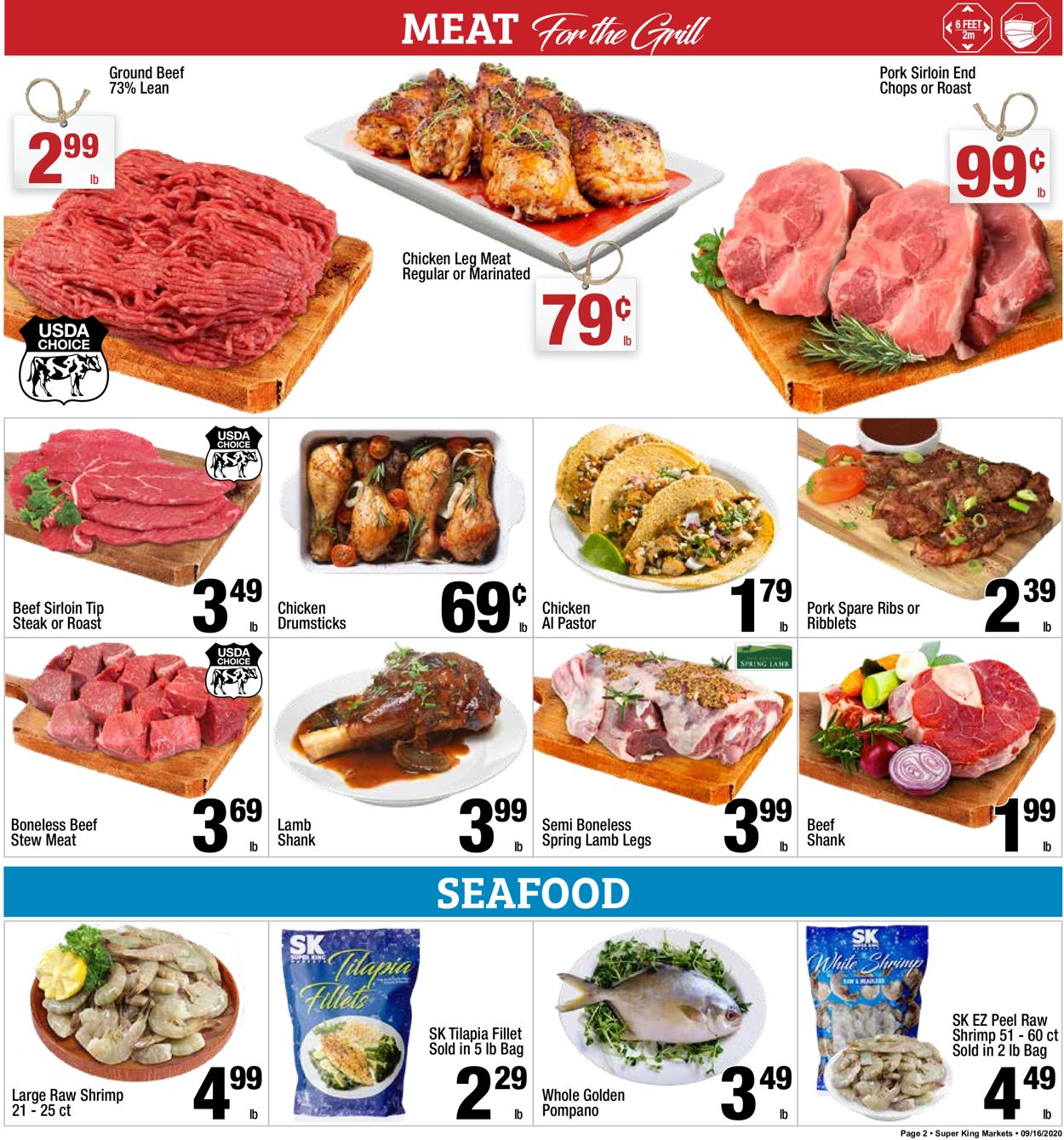 Super King Market Ad from 09/16/2020