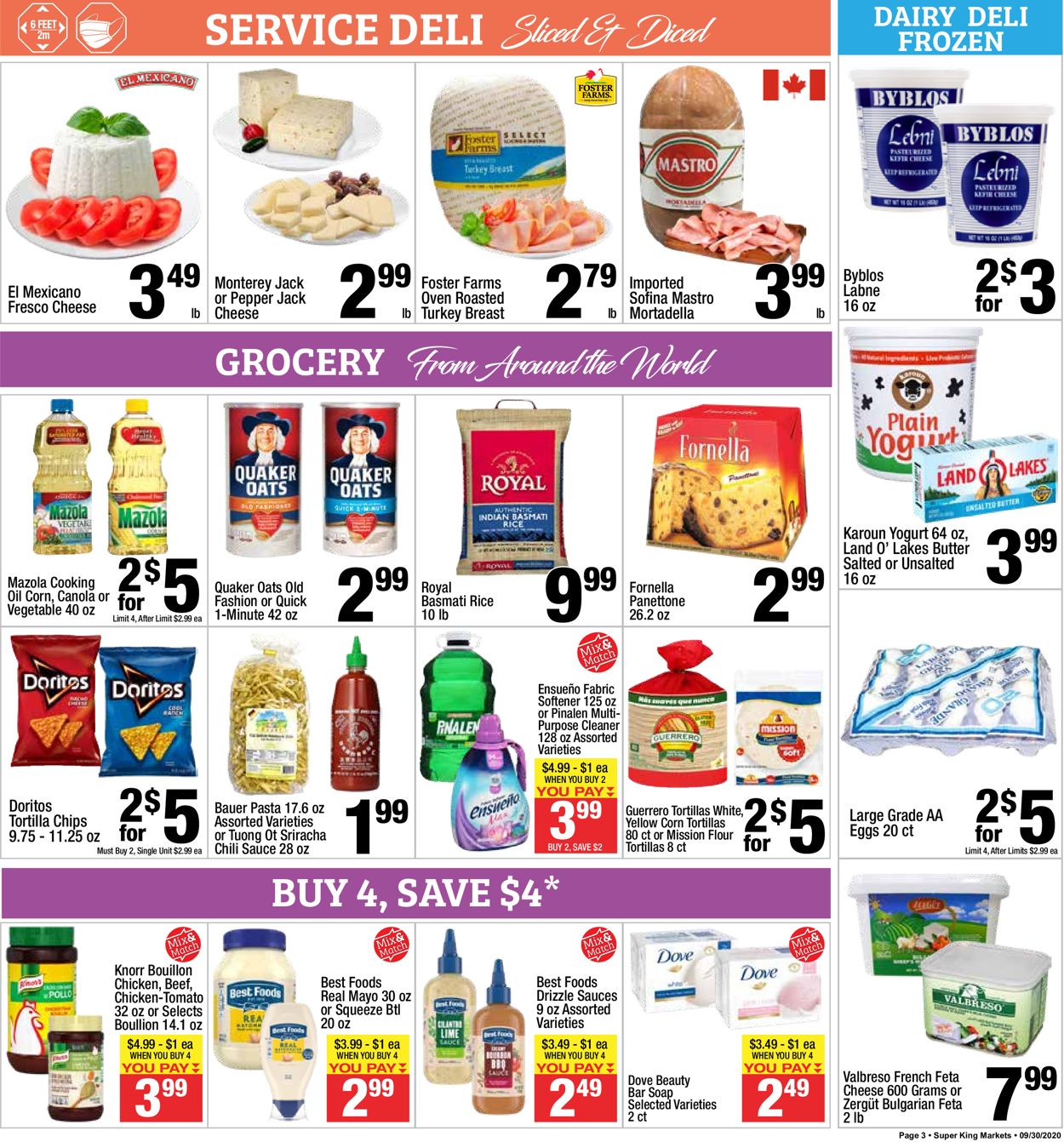 Super King Market Ad from 09/30/2020