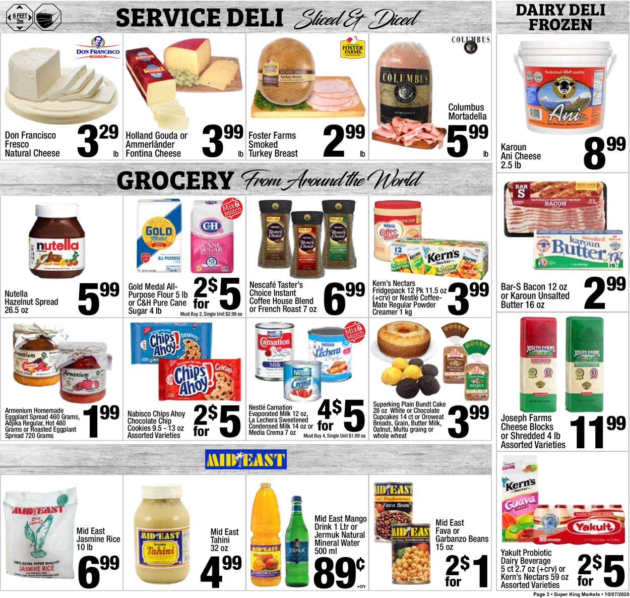 Super King Market Ad from 10/07/2020