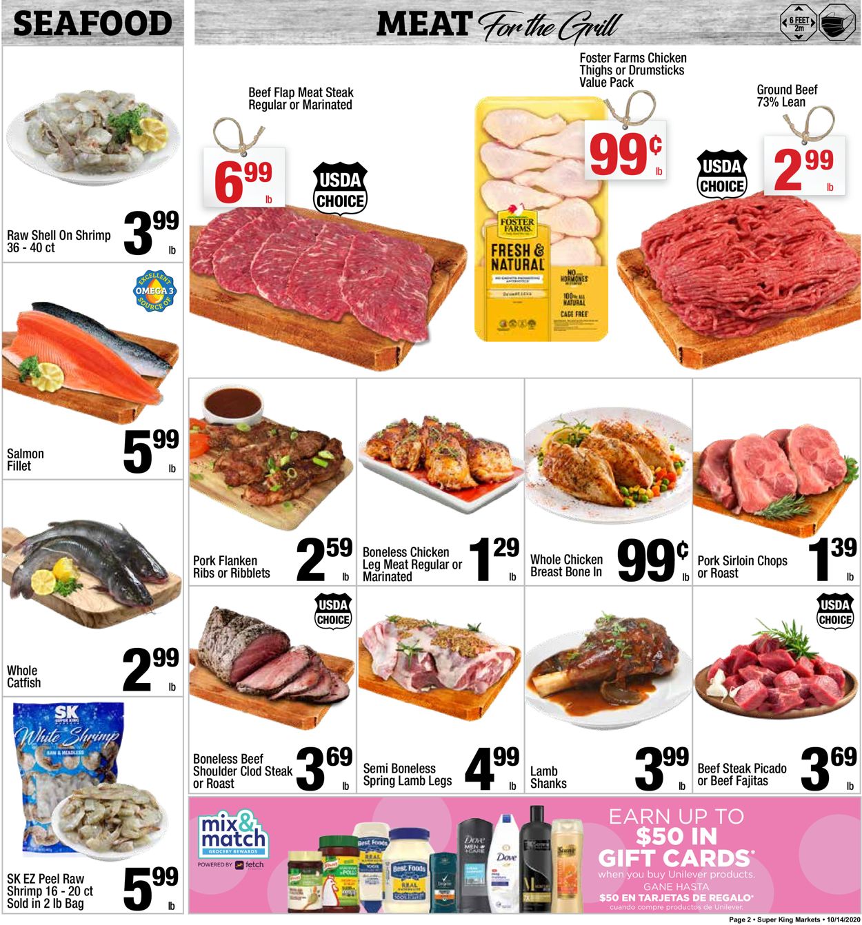 Super King Market Ad from 10/14/2020