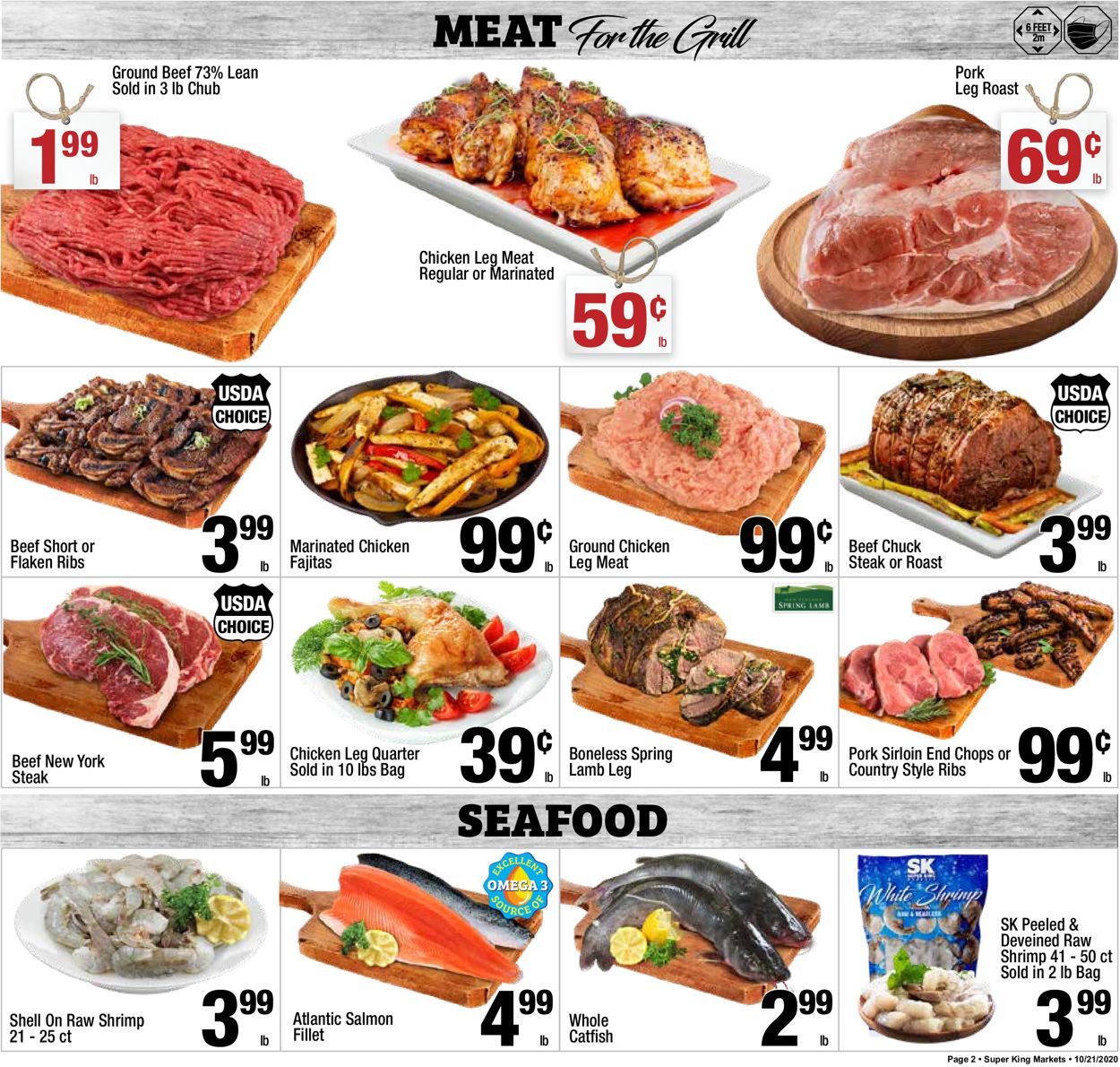 Super King Market Ad from 10/21/2020