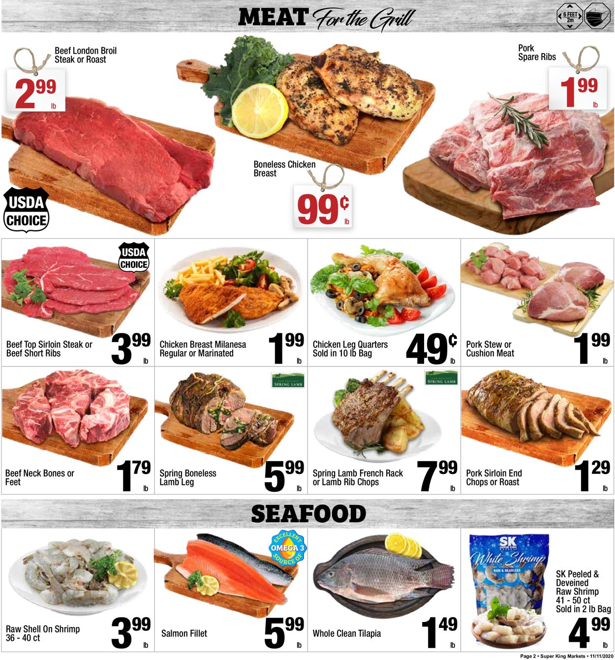 Super King Market Ad from 11/11/2020