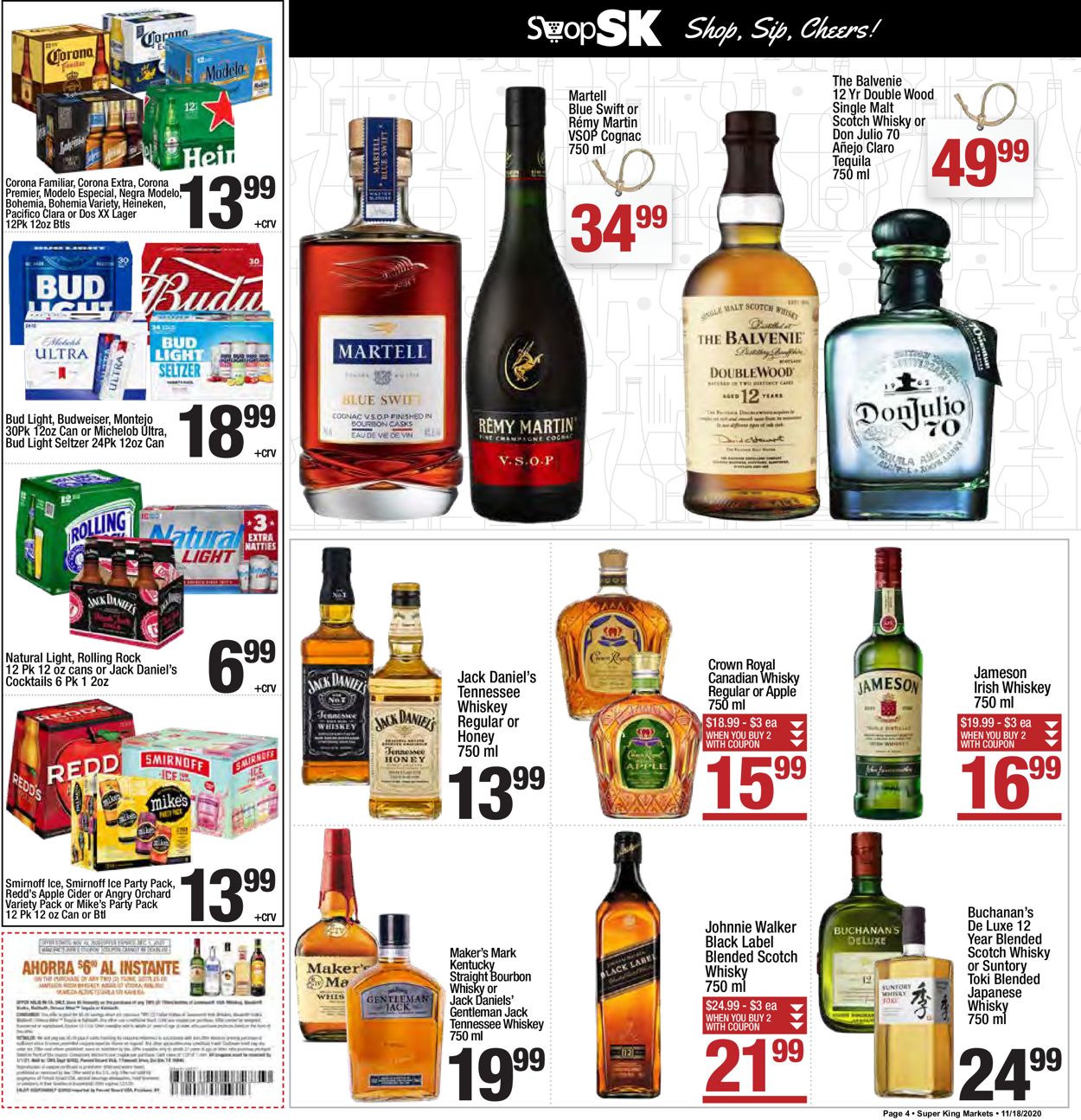 Super King Market Ad from 11/18/2020