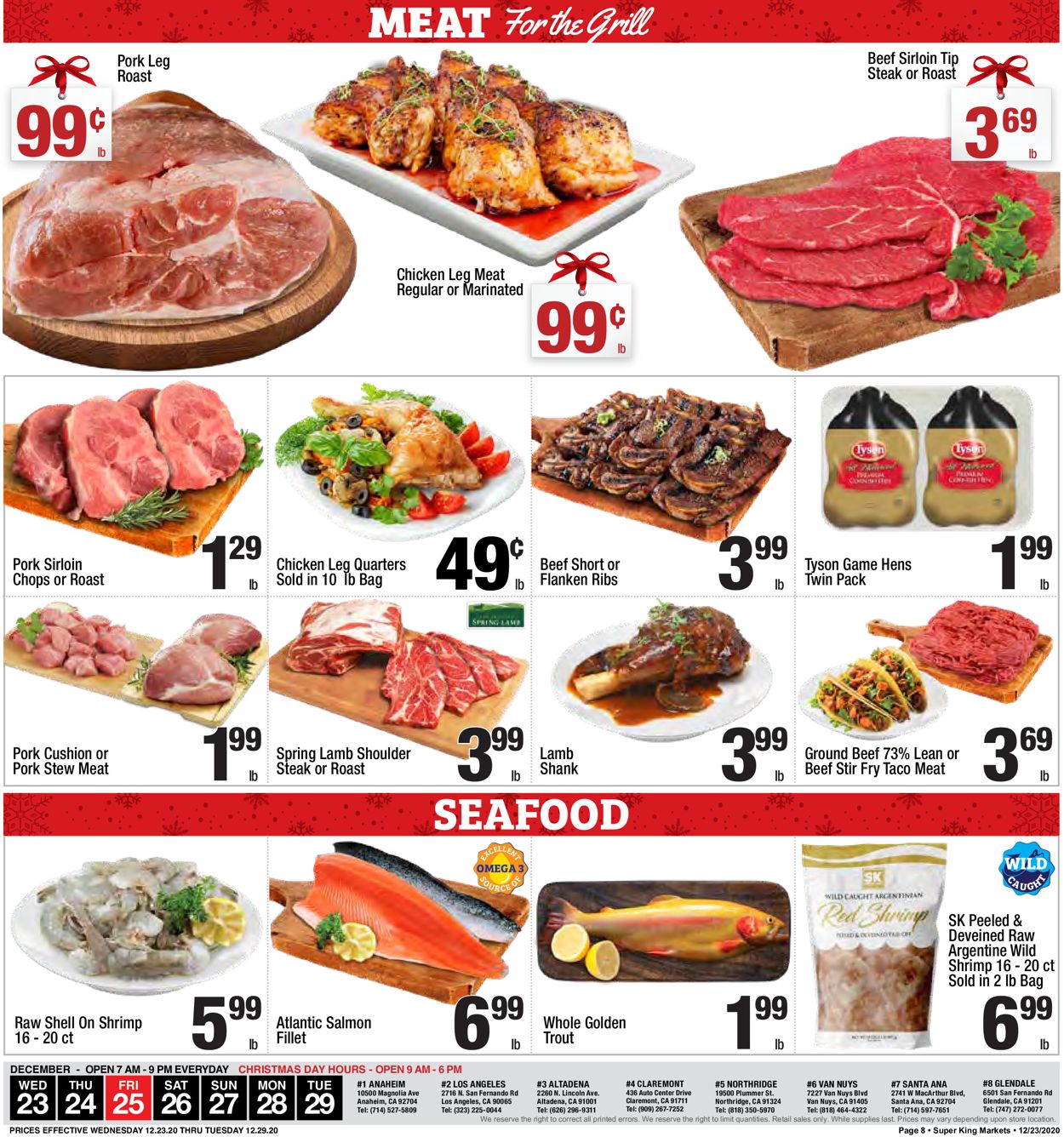 Super King Market Ad from 12/23/2020
