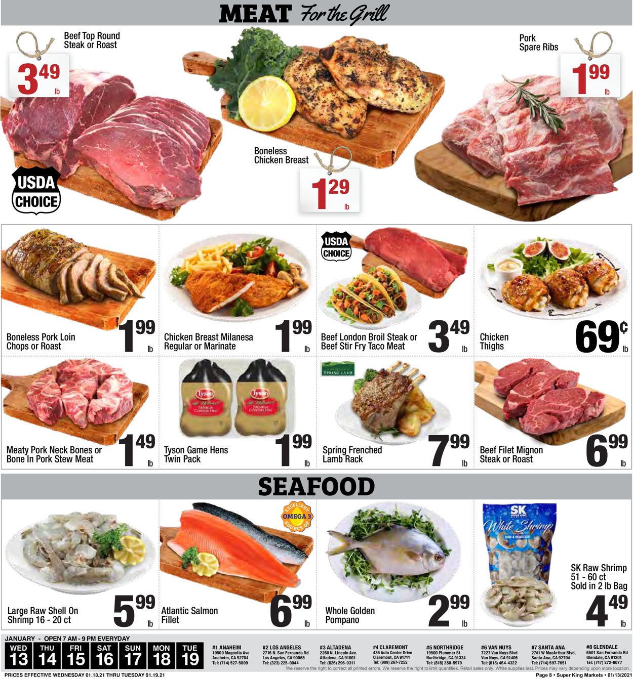 Super King Market Ad from 01/13/2021