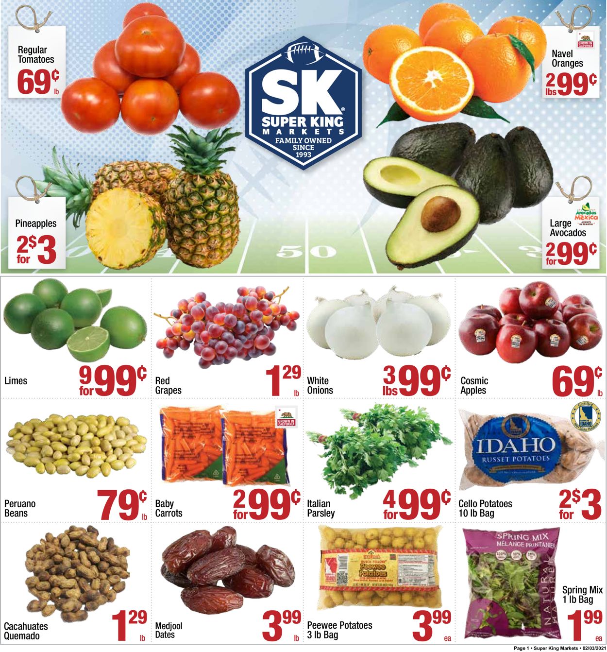 Super King Market Ad from 02/03/2021