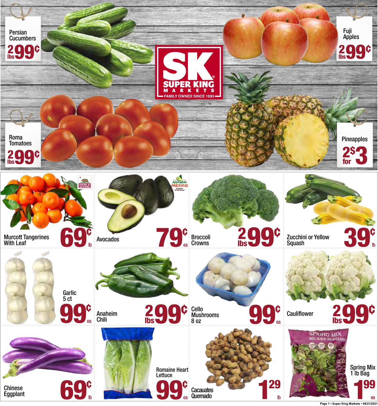 Super King Market Ad from 04/21/2021