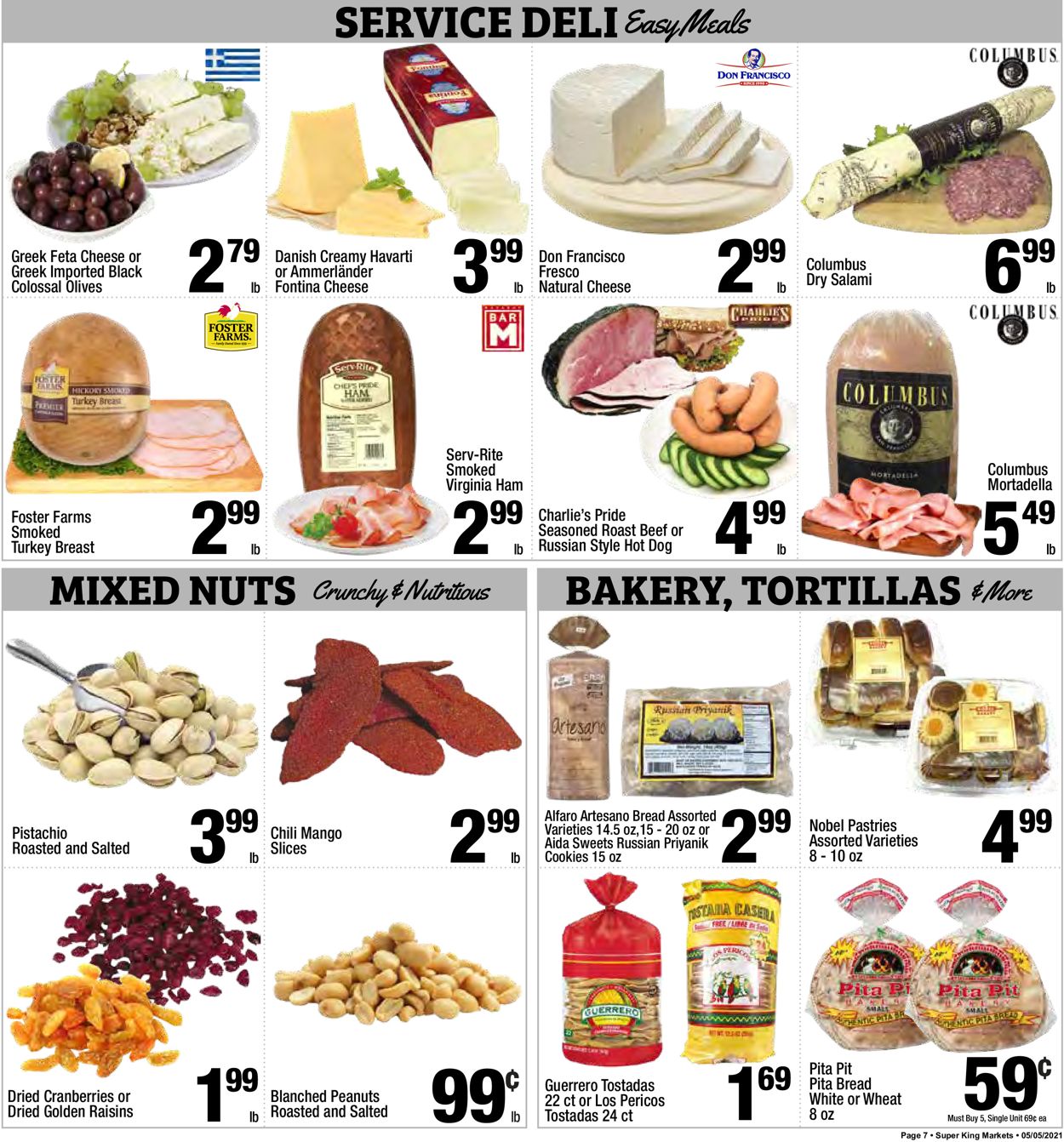 Super King Market Ad from 05/05/2021