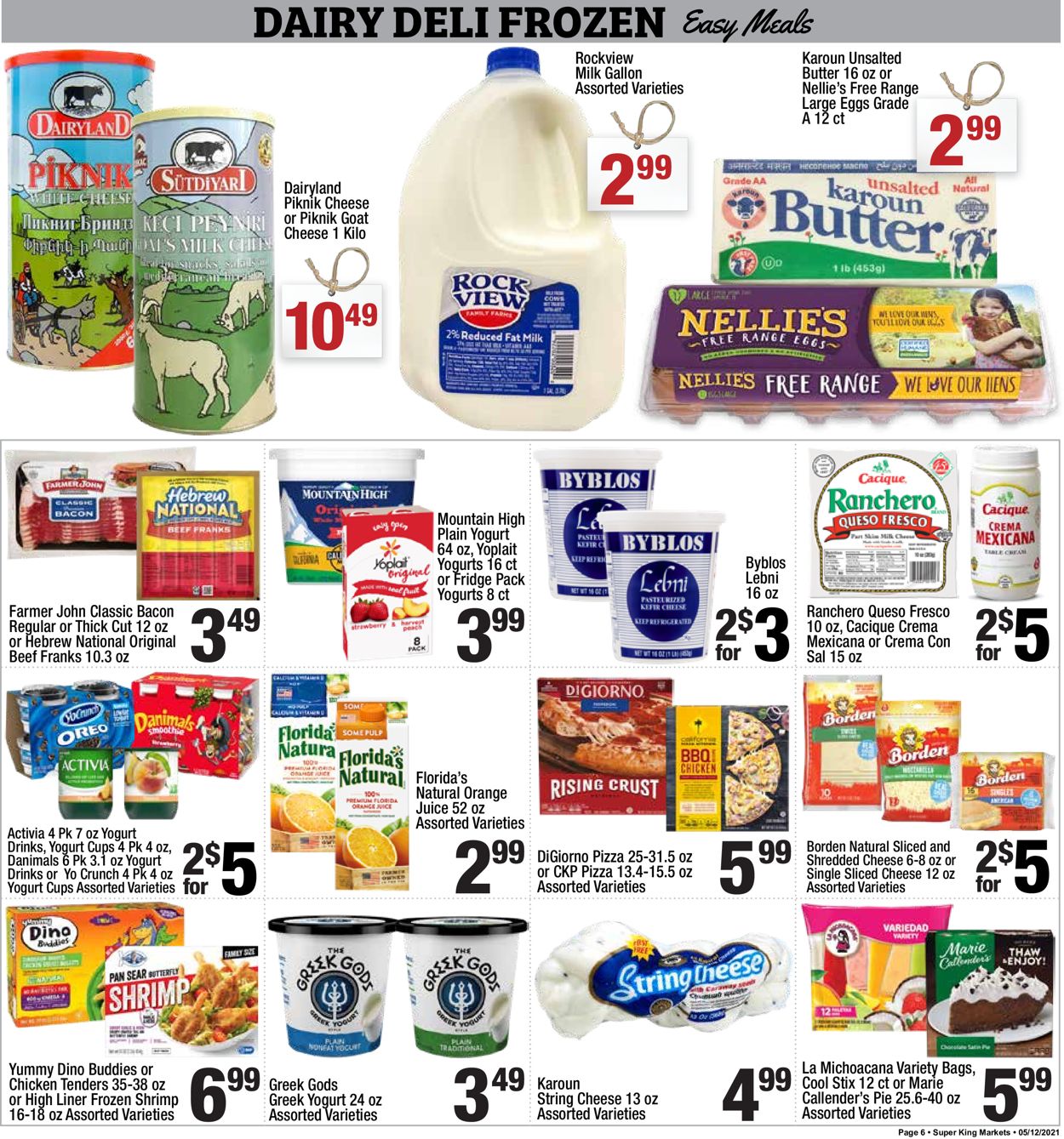 Super King Market Ad from 05/12/2021