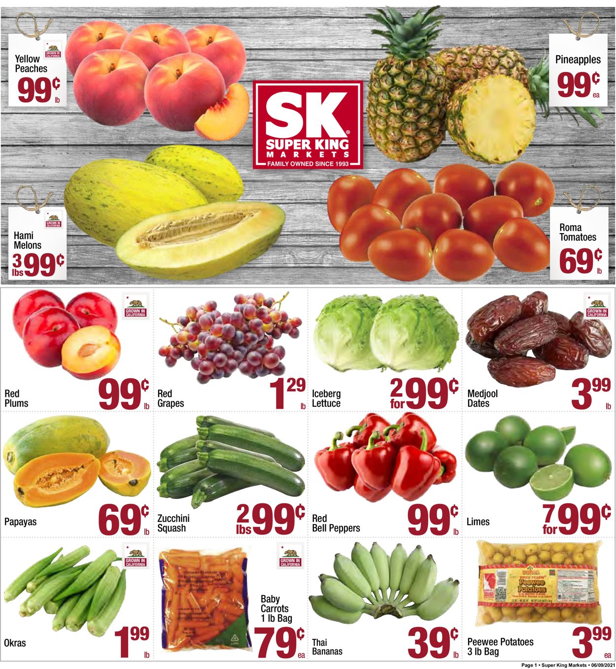 Super King Market Ad from 06/09/2021