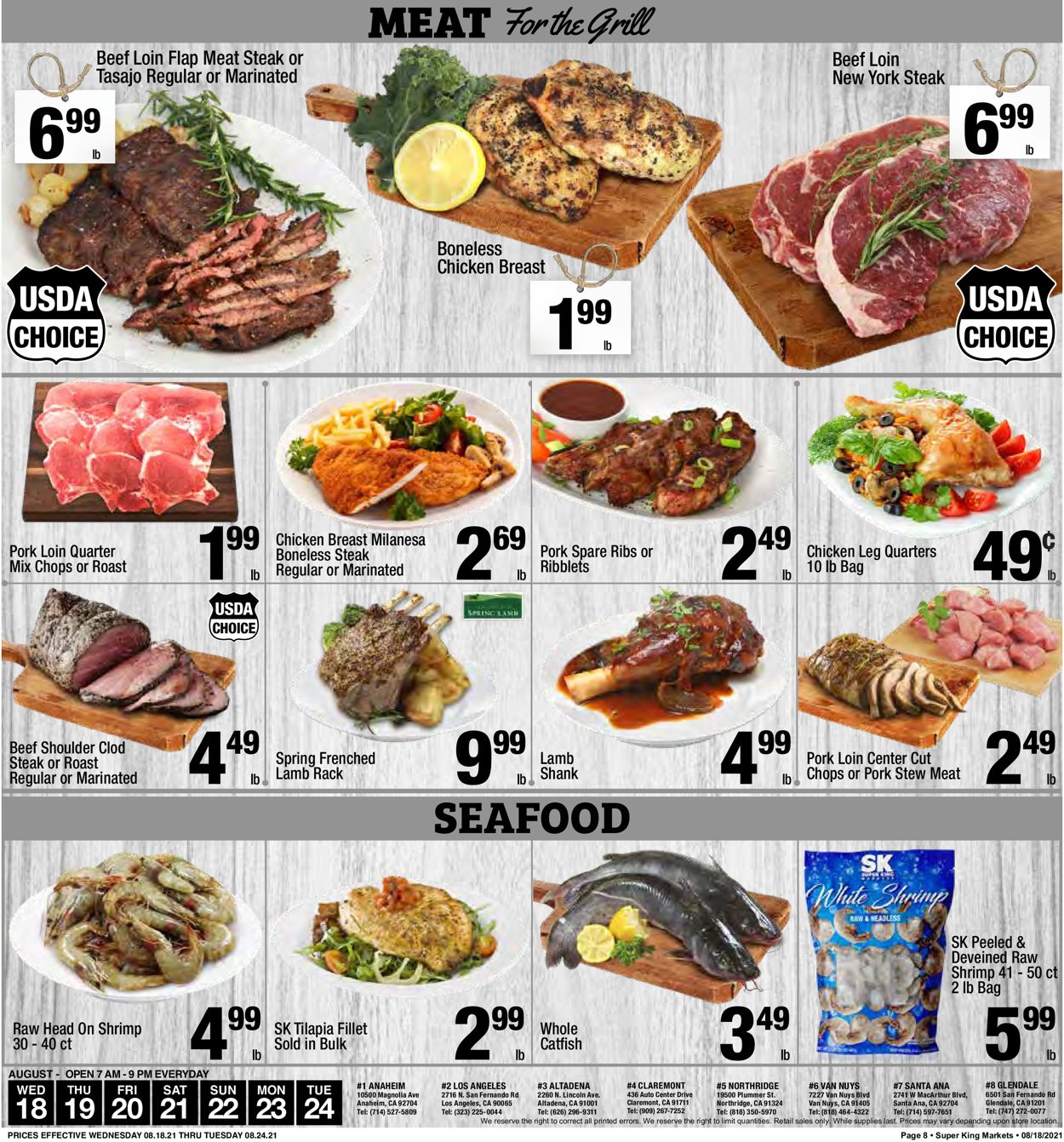 Super King Market Ad from 08/18/2021