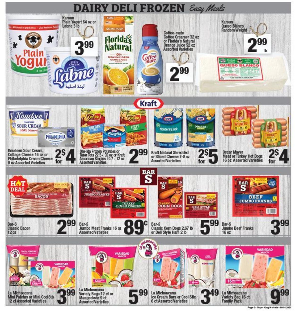 Super King Market Ad from 09/01/2021