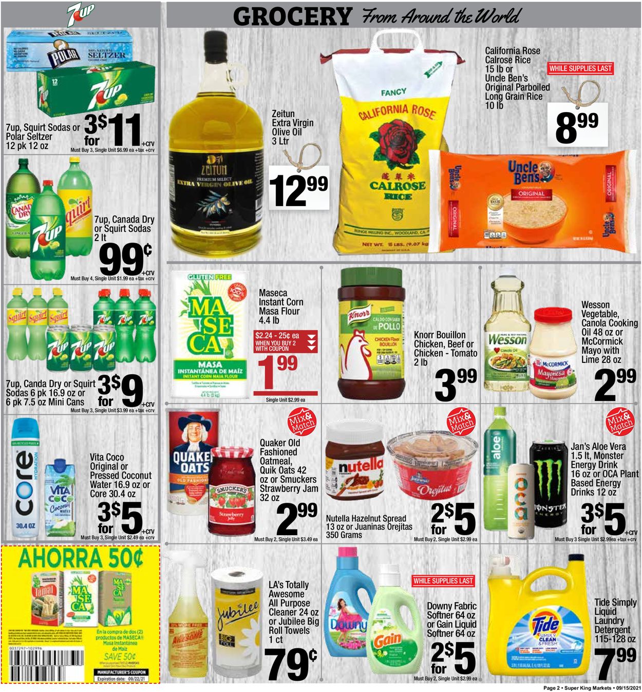 Super King Market Ad from 09/15/2021
