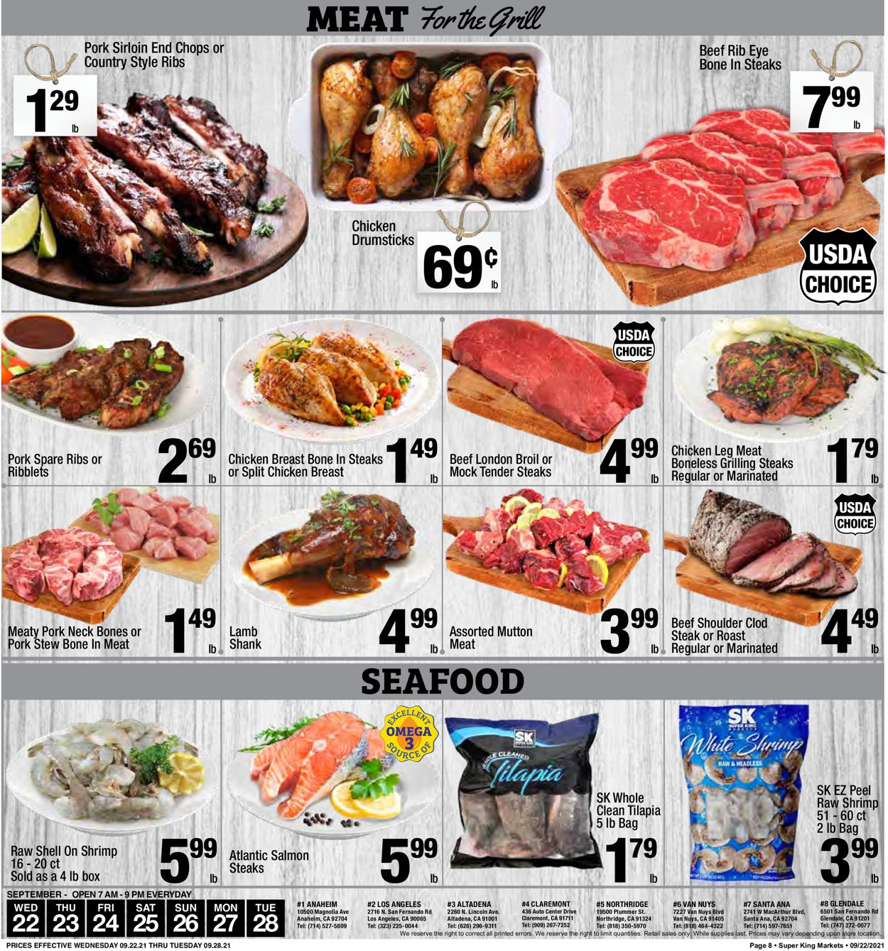 Super King Market Ad from 09/22/2021
